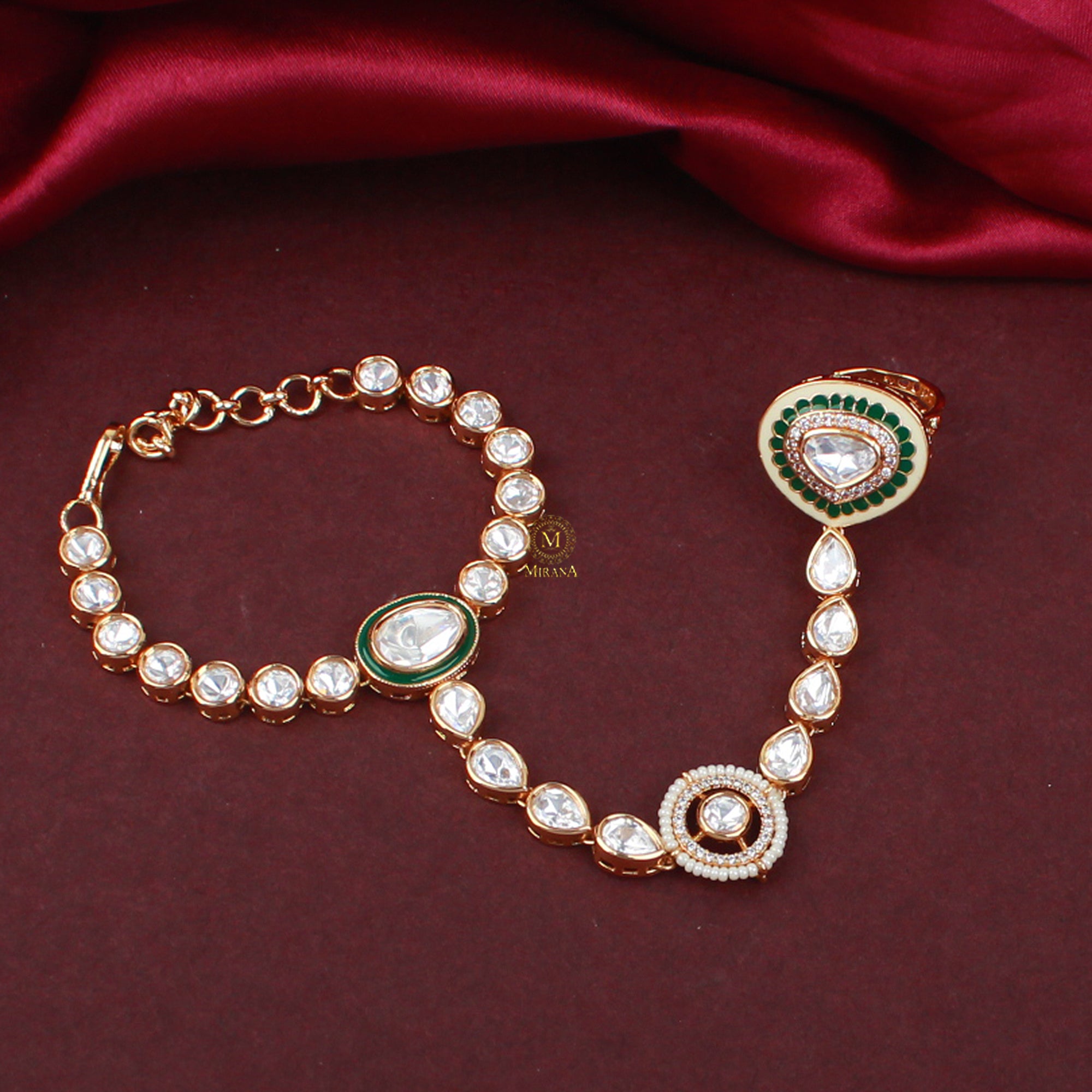 Vritika Polki Designer Hathphool