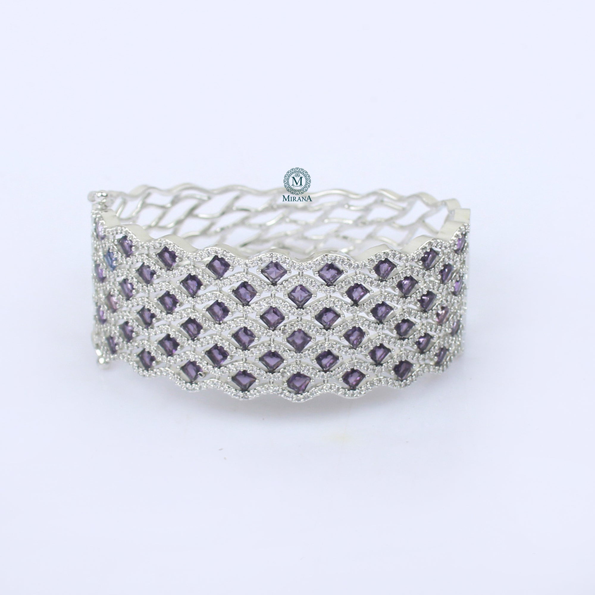Charmy Lavender CZ Designer Bracelet