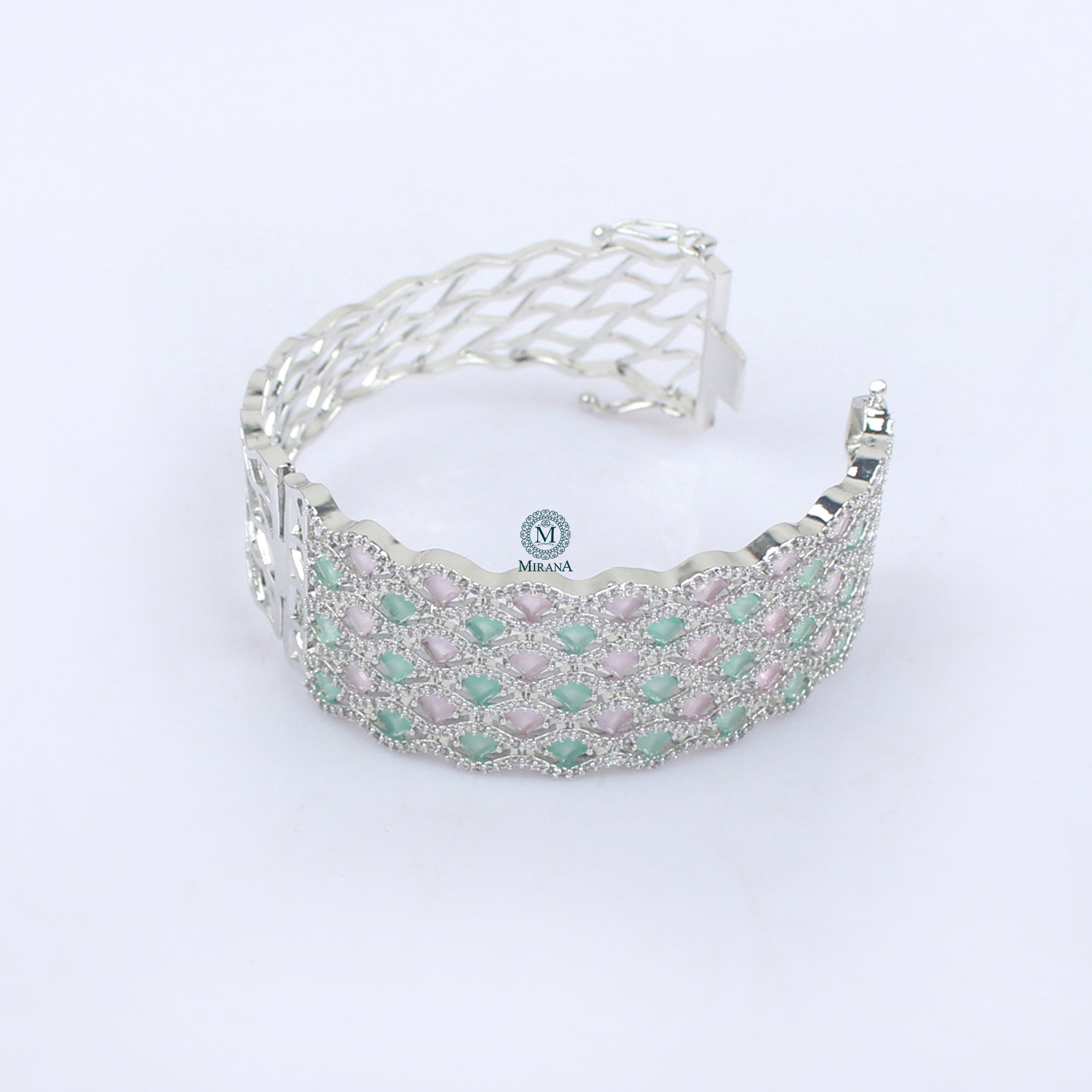 Charmy Pastel CZ Designer Bracelet