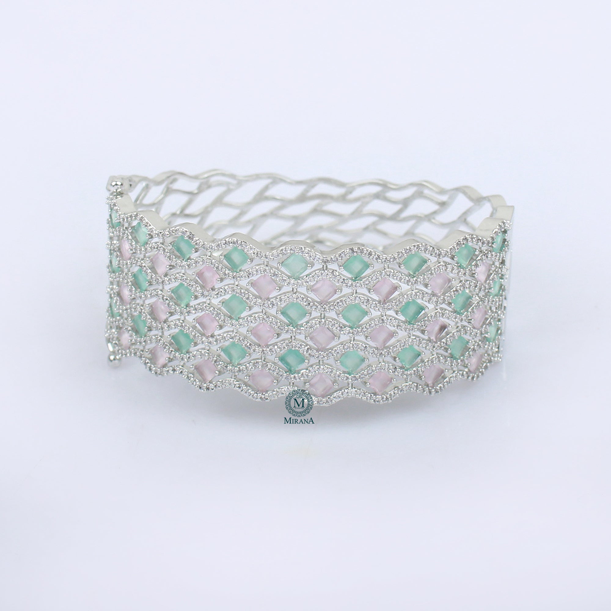 Charmy Pastel CZ Designer Bracelet
