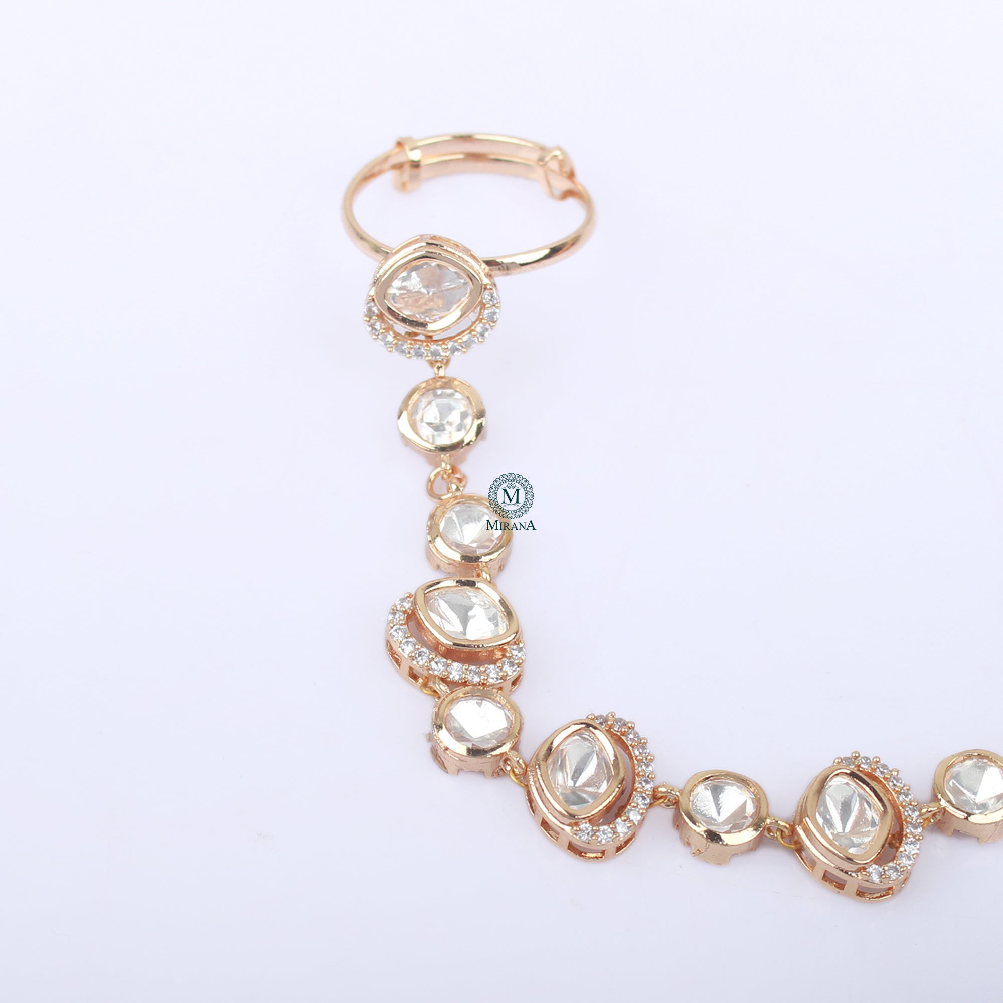 Riva Polki Designer Hathphool