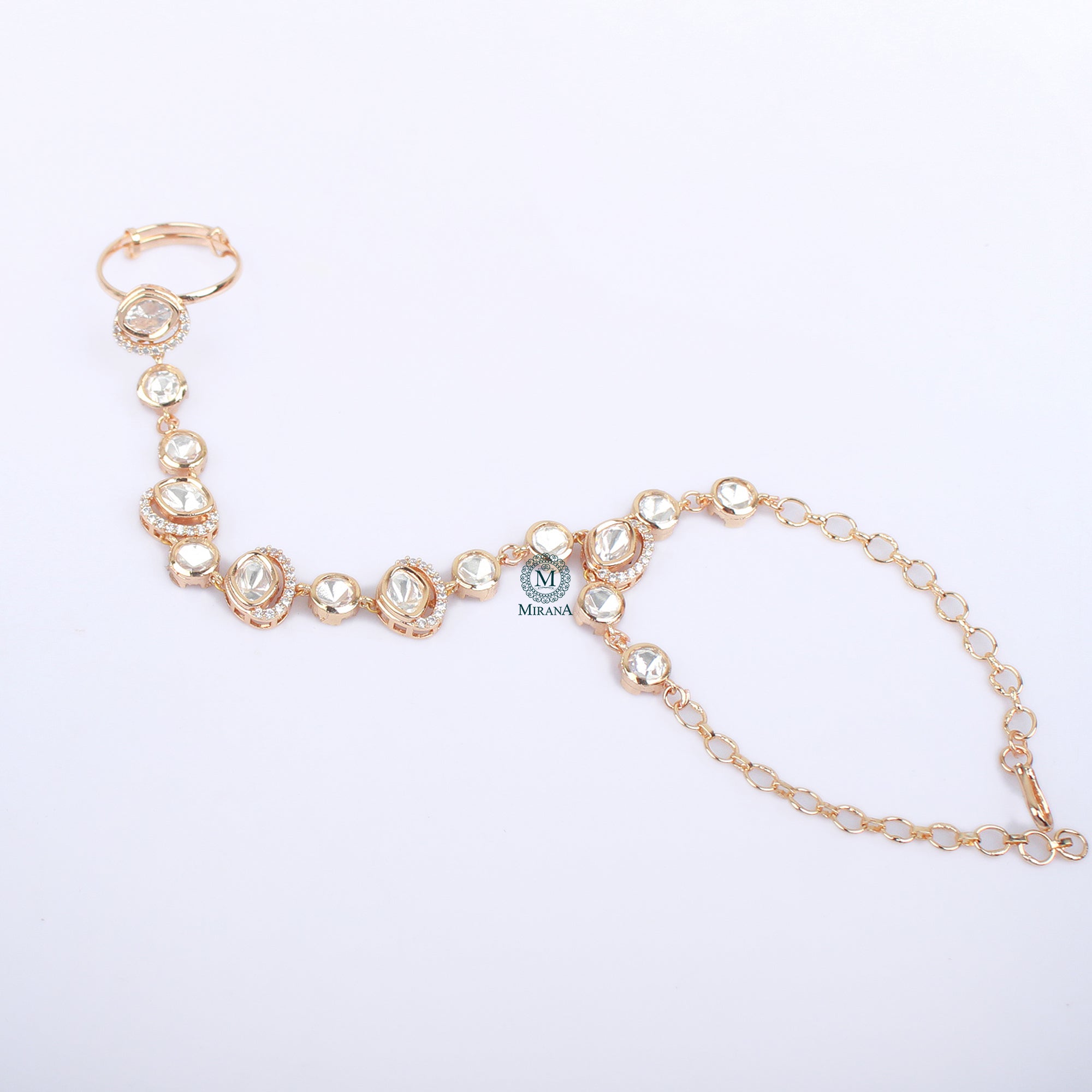 Riva Polki Designer Hathphool