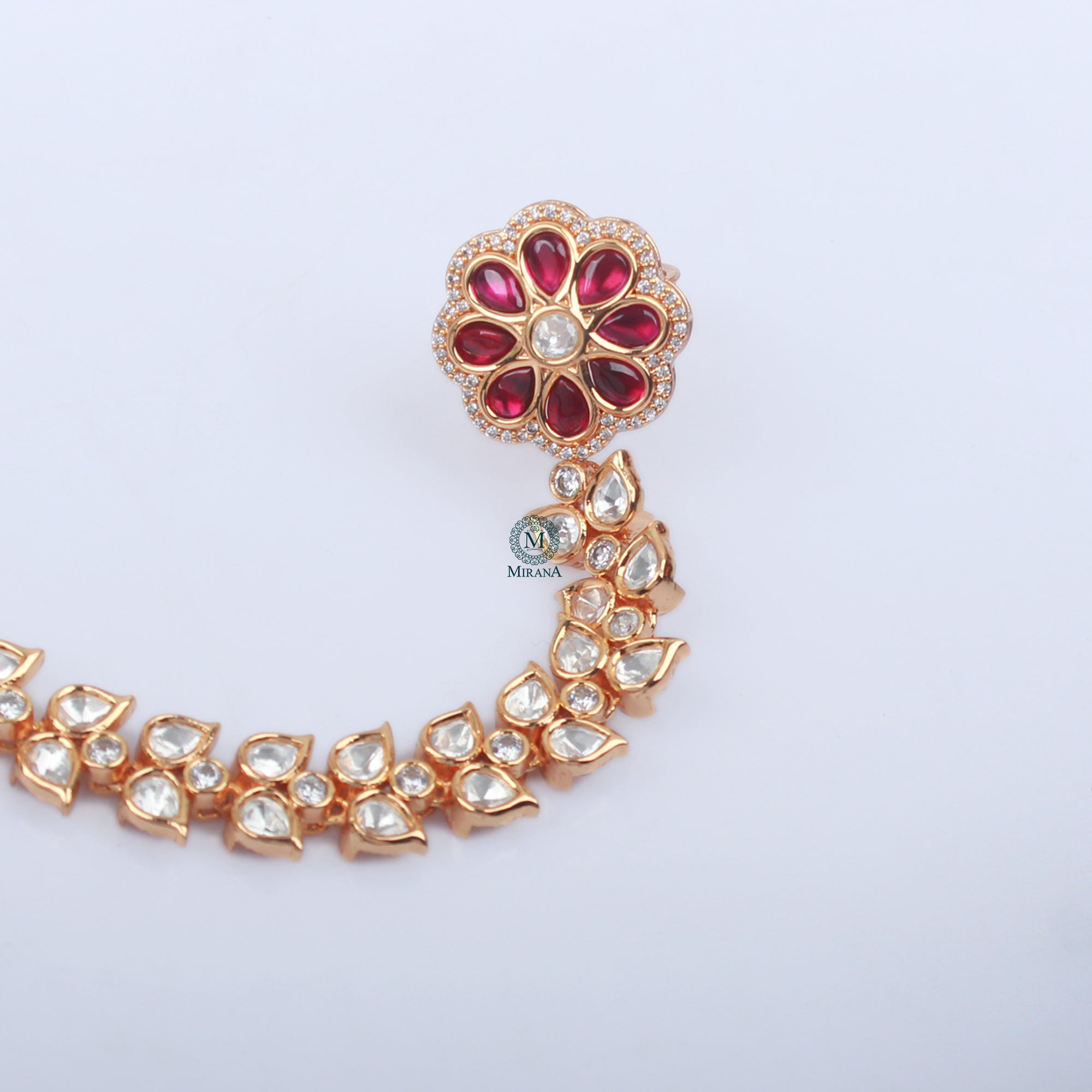 Rashka Ruby Polki Hathphool