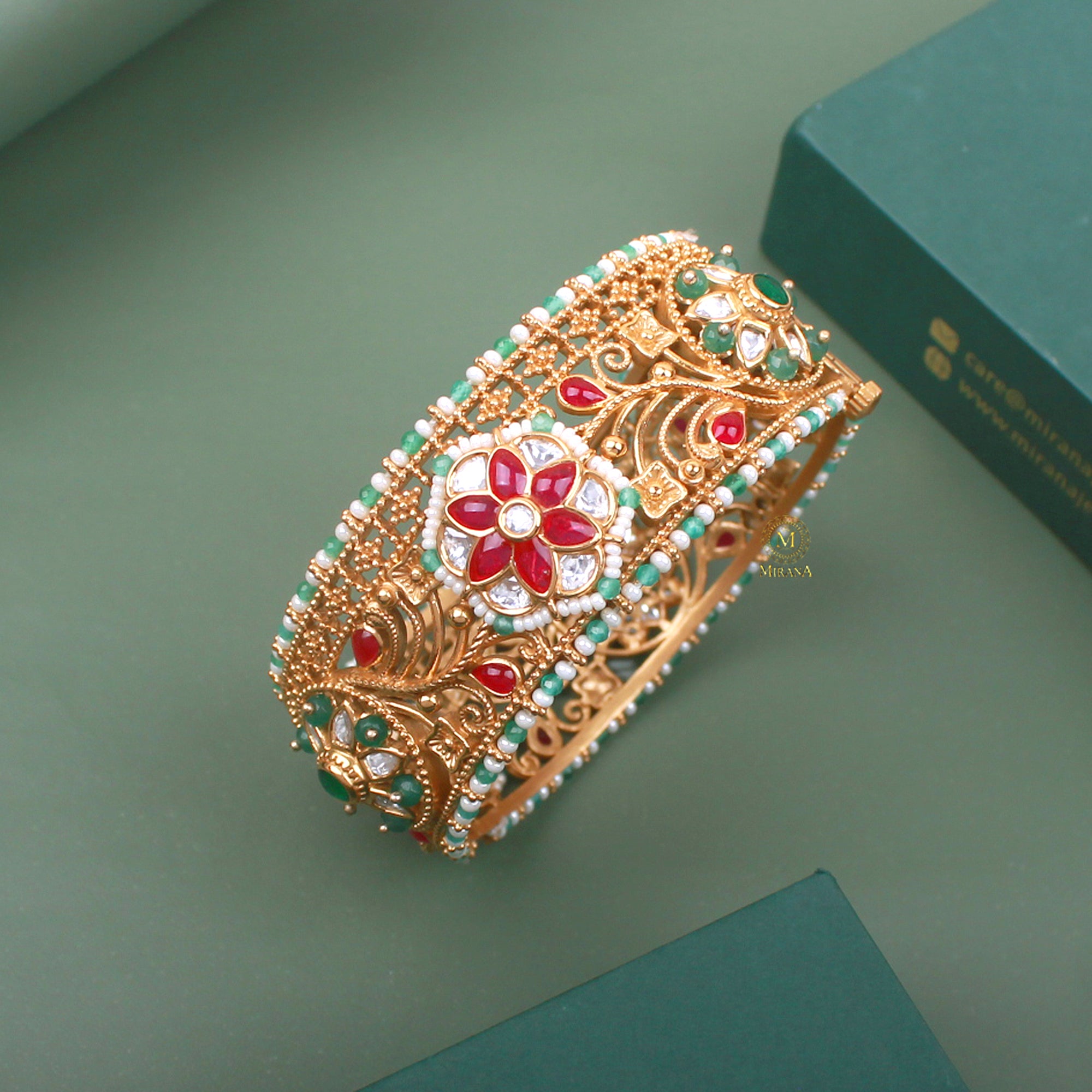 Anvita Pearl Antique Designer Bracelet