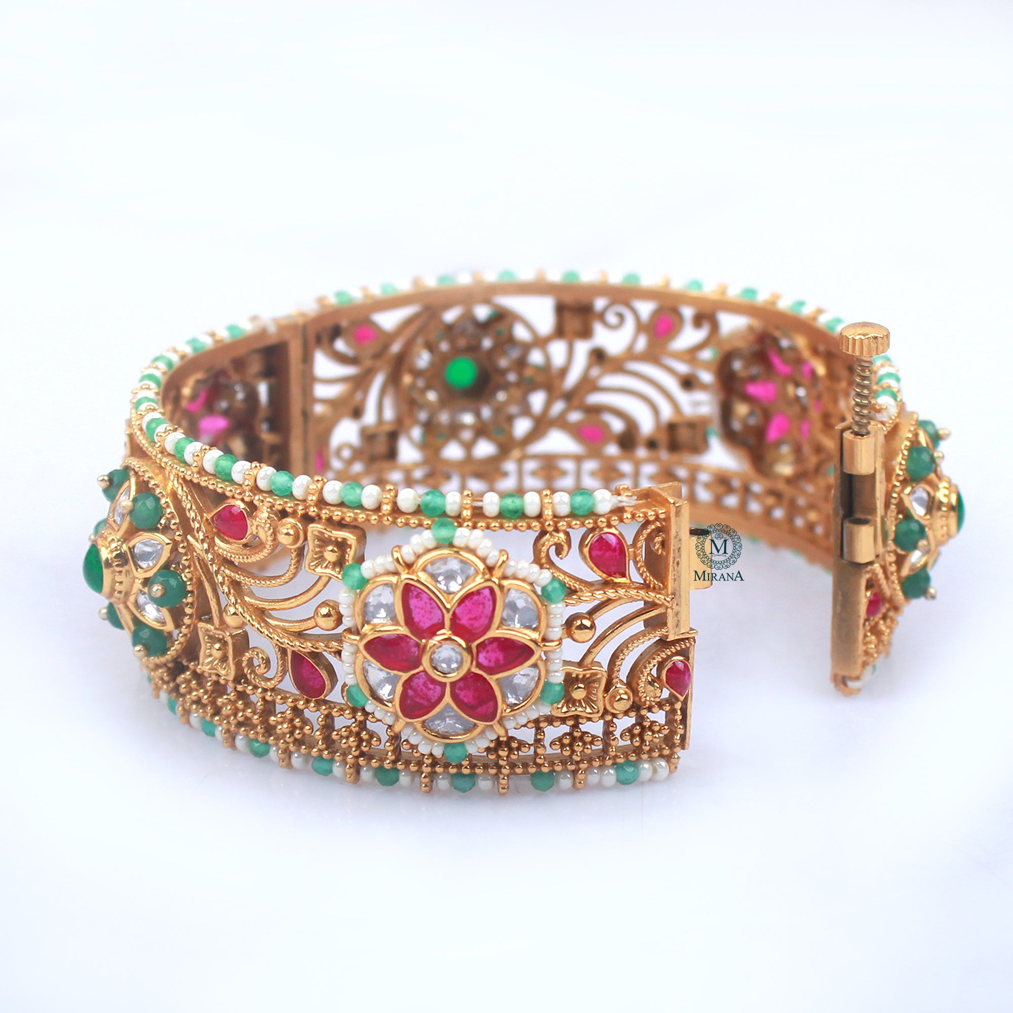 Anvita Pearl Antique Designer Bracelet