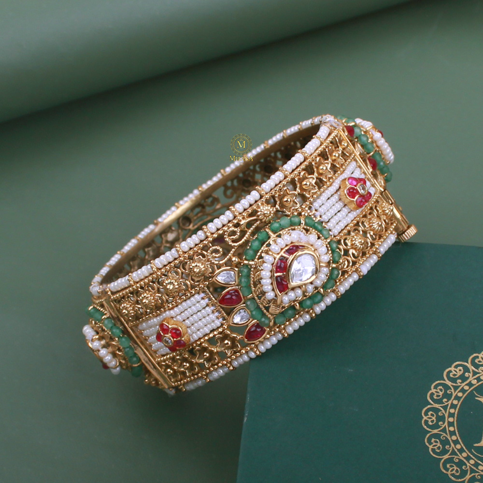 Drishi Pearl Antique Designer Bracelet