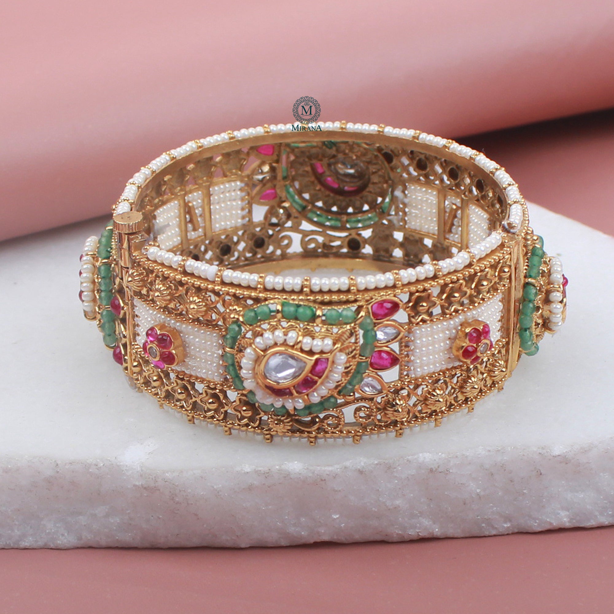 Drishi Pearl Antique Designer Bracelet