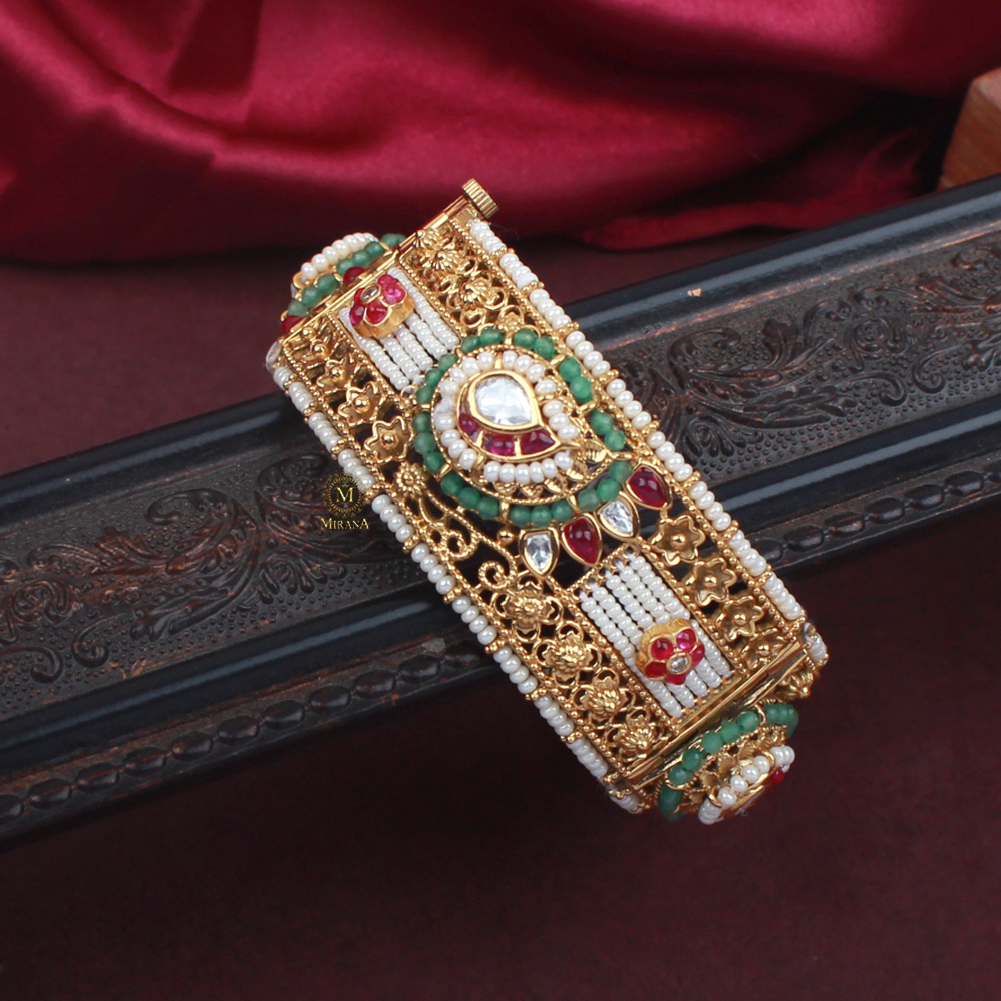 Drishi Pearl Antique Designer Bracelet