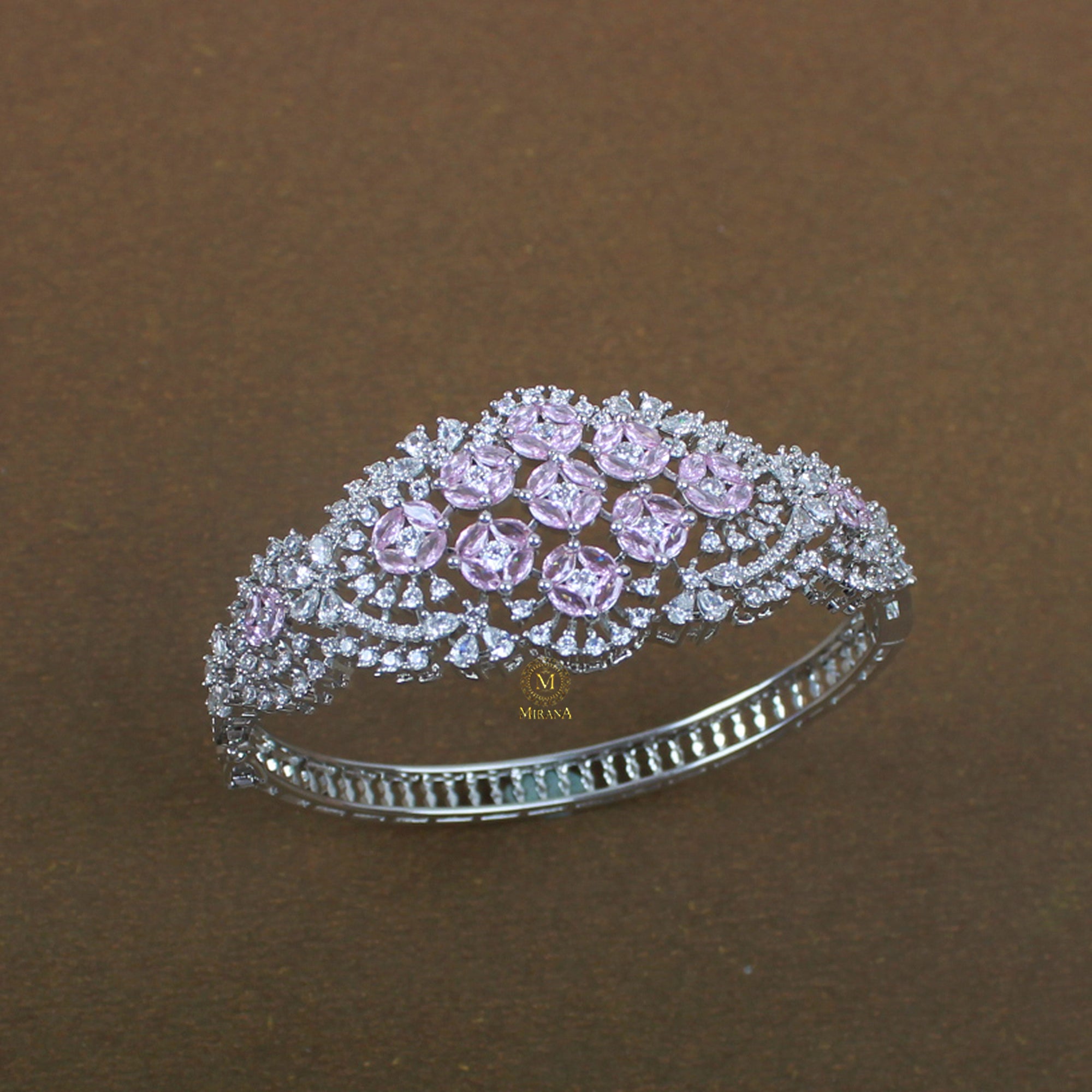 Maria Pink CZ Designer Bracelet