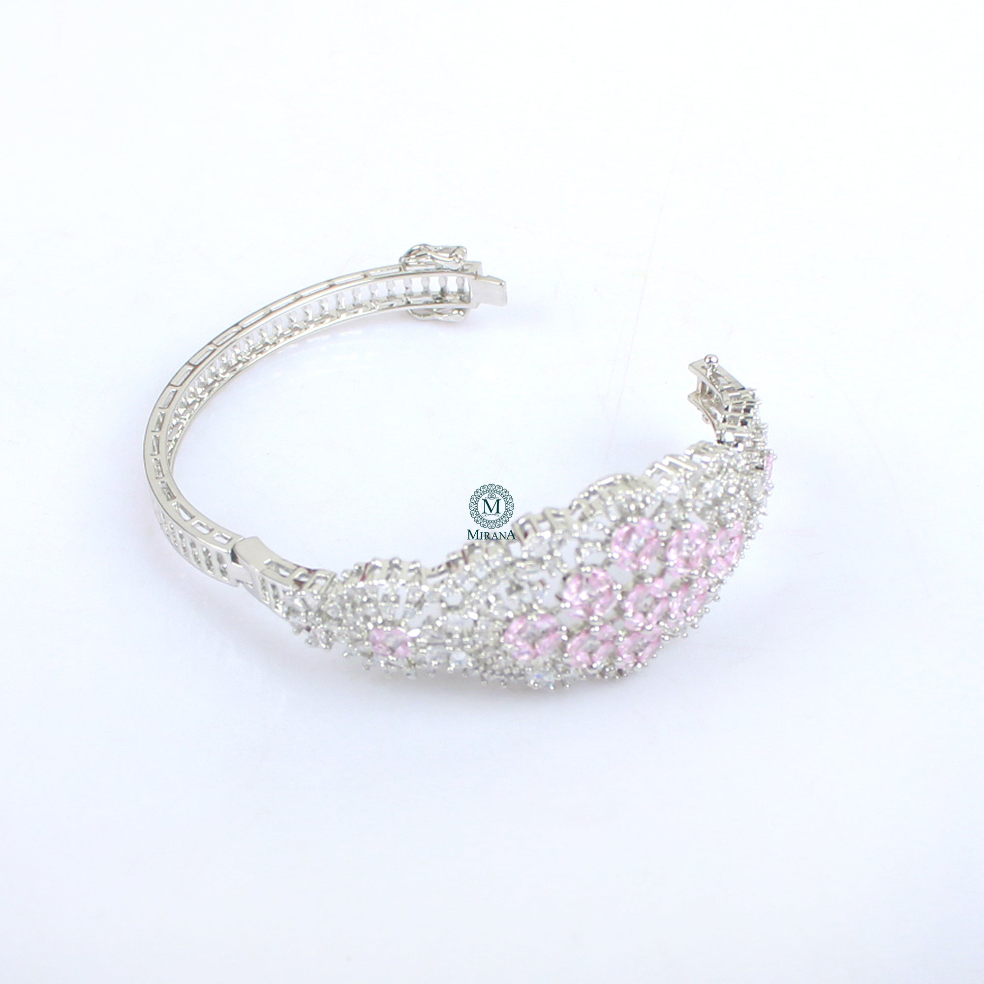 Maria Pink CZ Designer Bracelet