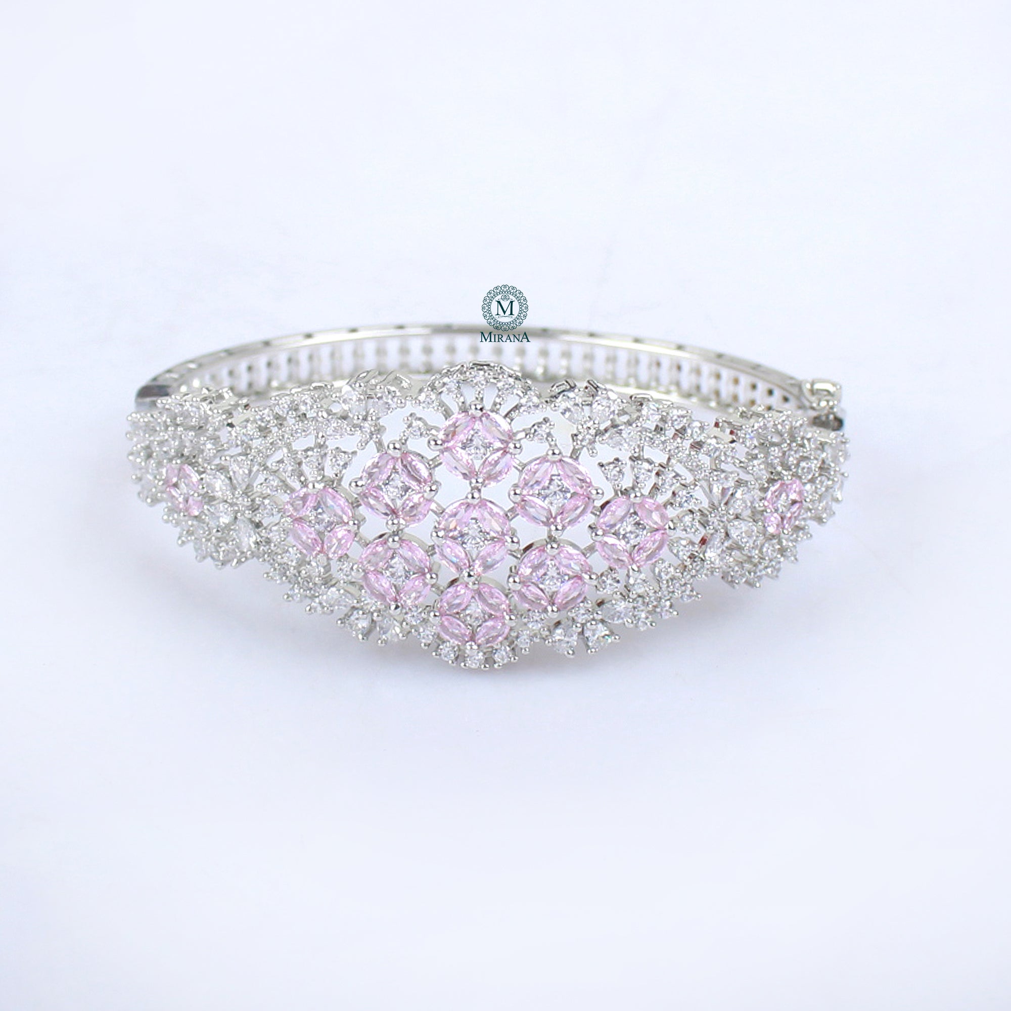 Maria Pink CZ Designer Bracelet