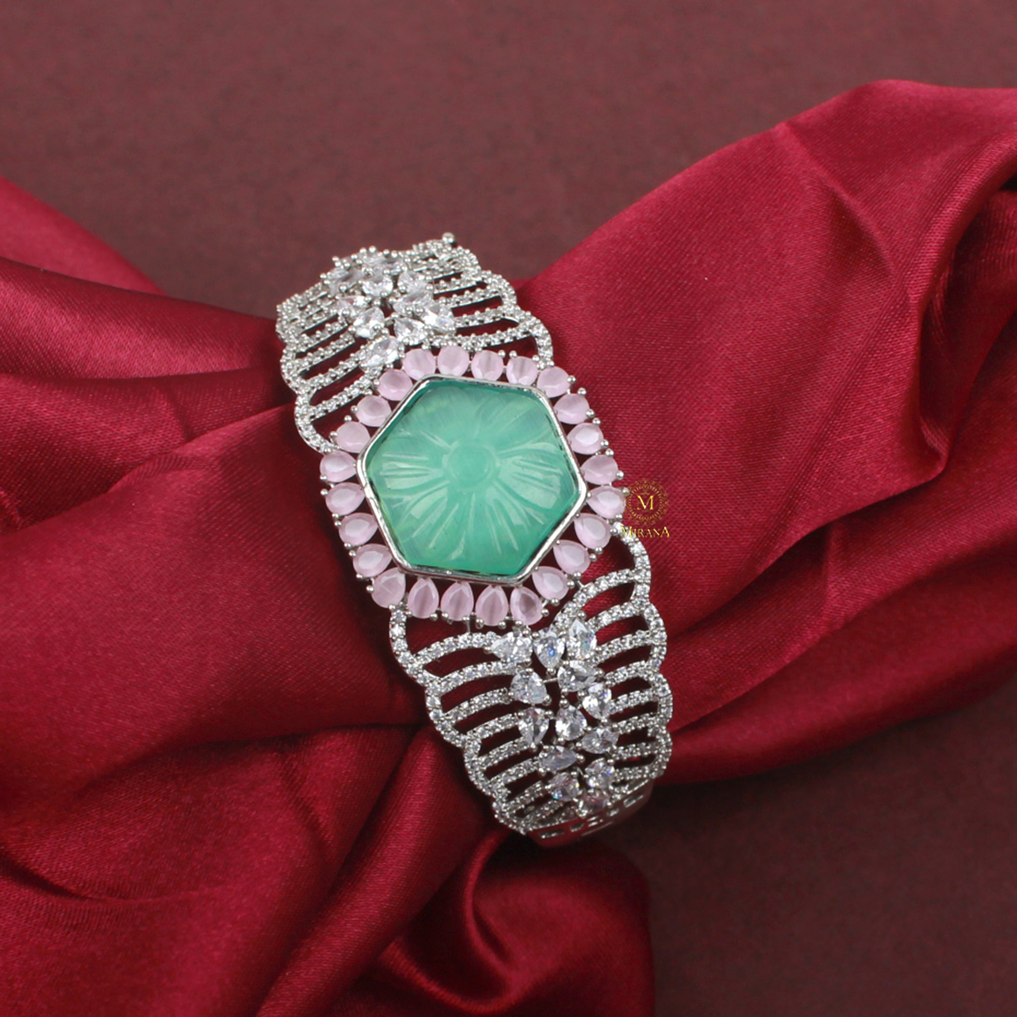Ela Pastel CZ Designer Bracelet