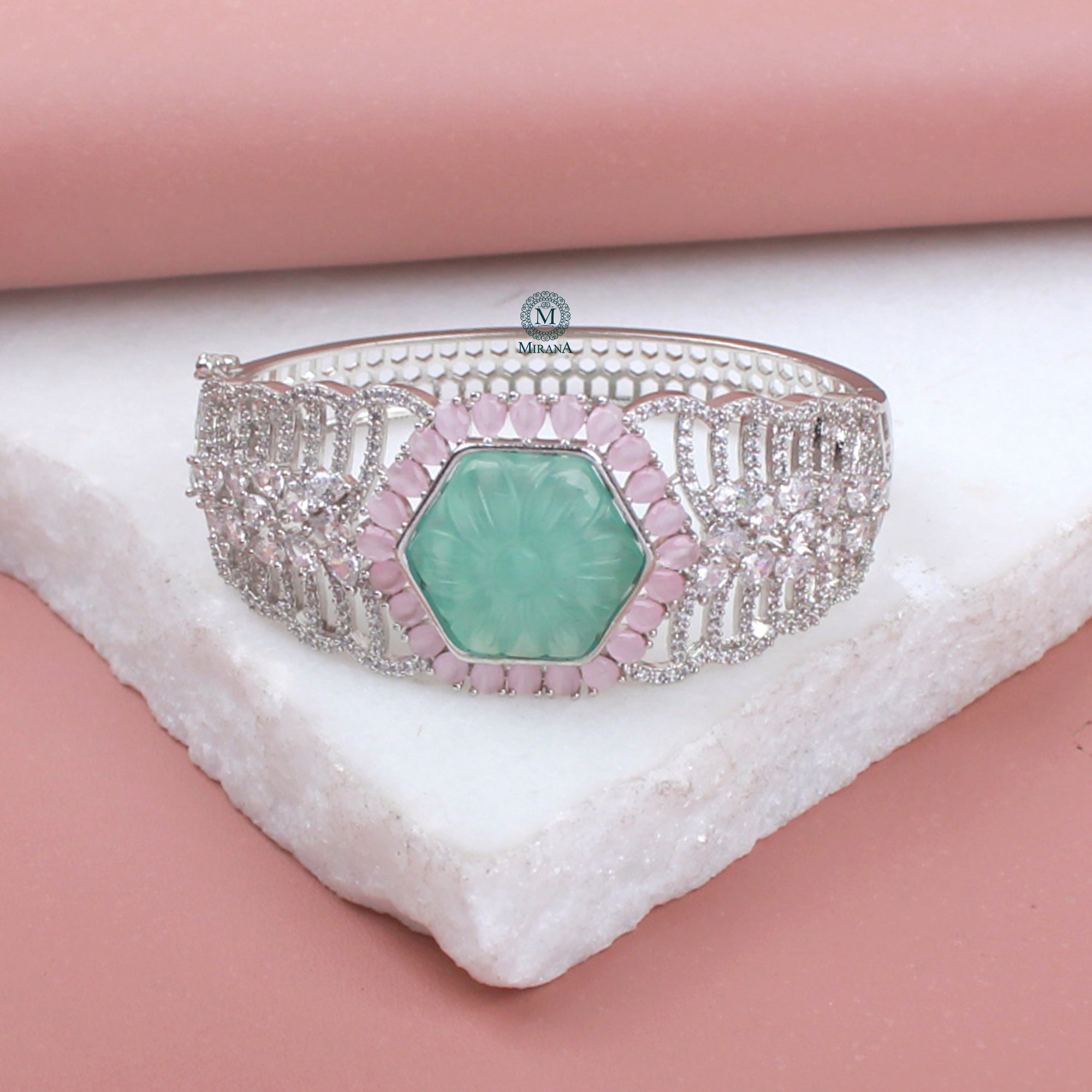 Ela Pastel CZ Designer Bracelet