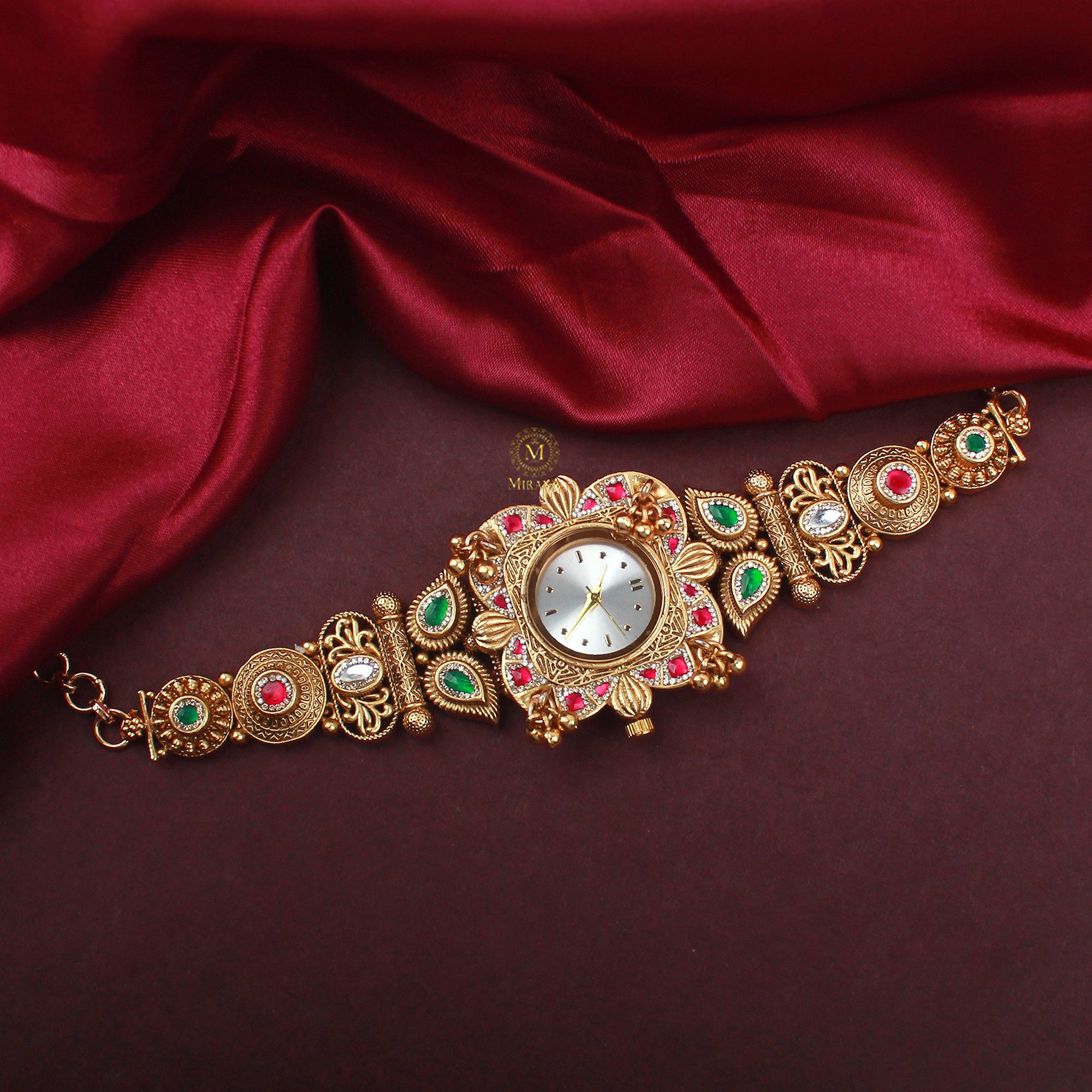Maanvi Antique Designer Watch Bracelet