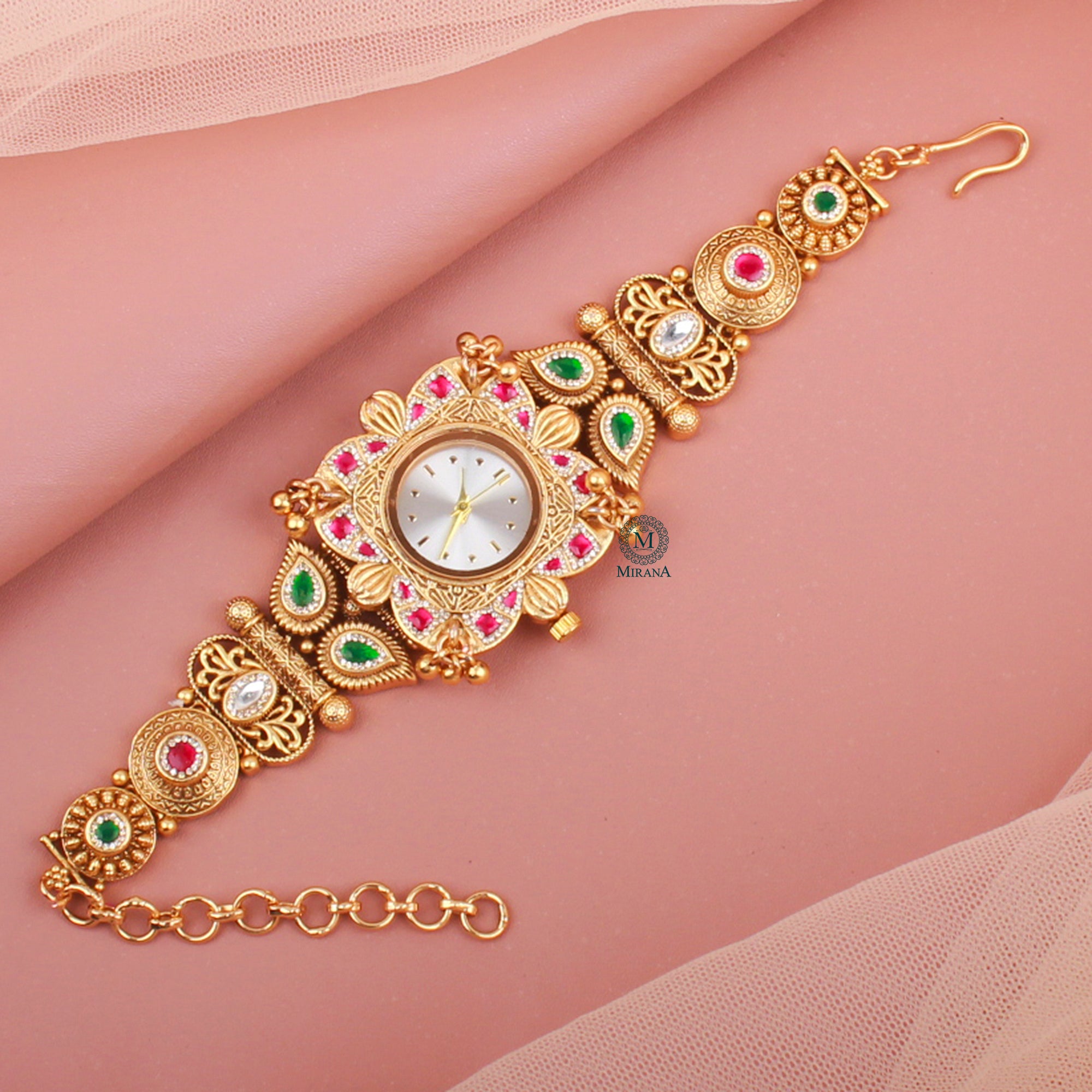 Maanvi Antique Designer Watch Bracelet
