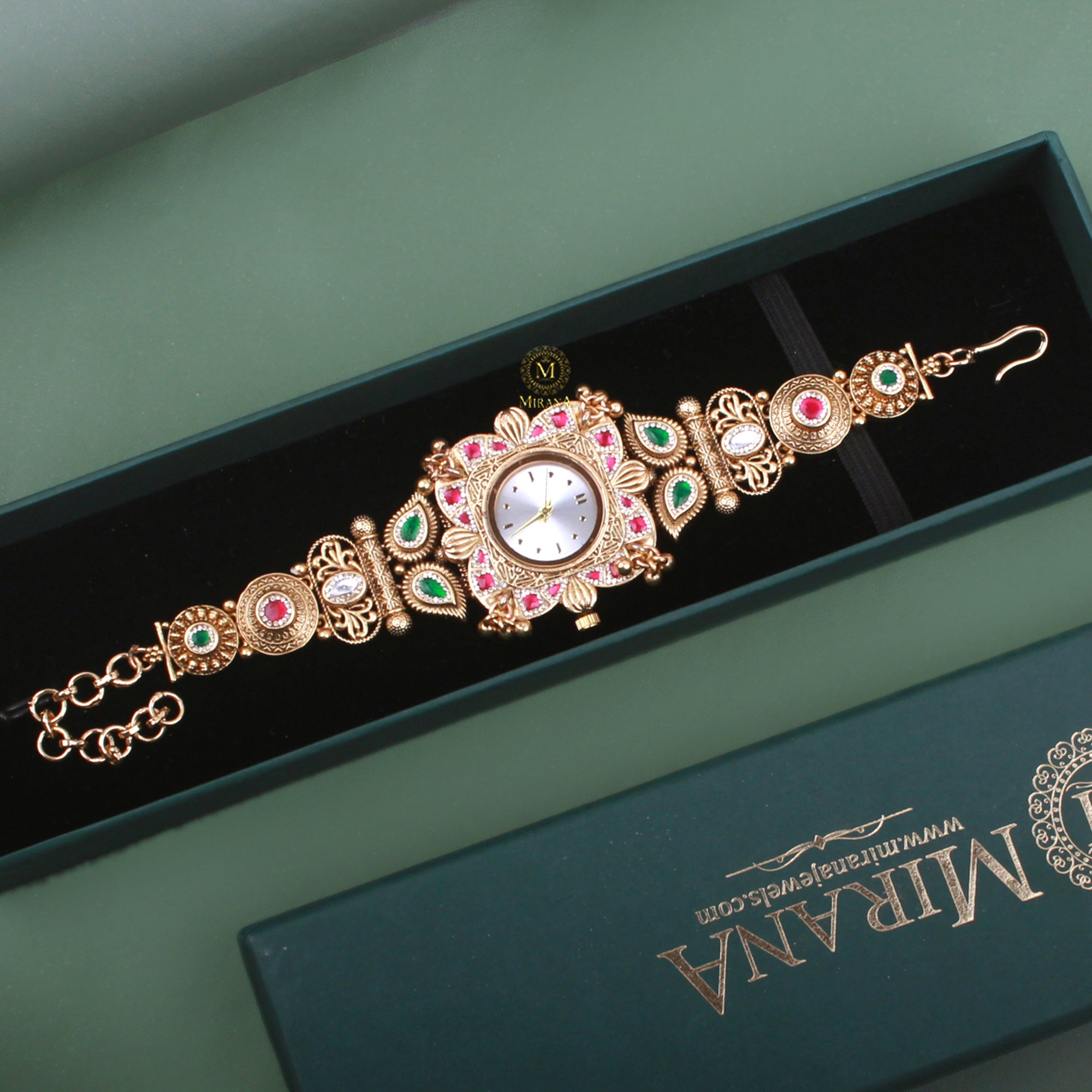 Maanvi Antique Designer Watch Bracelet