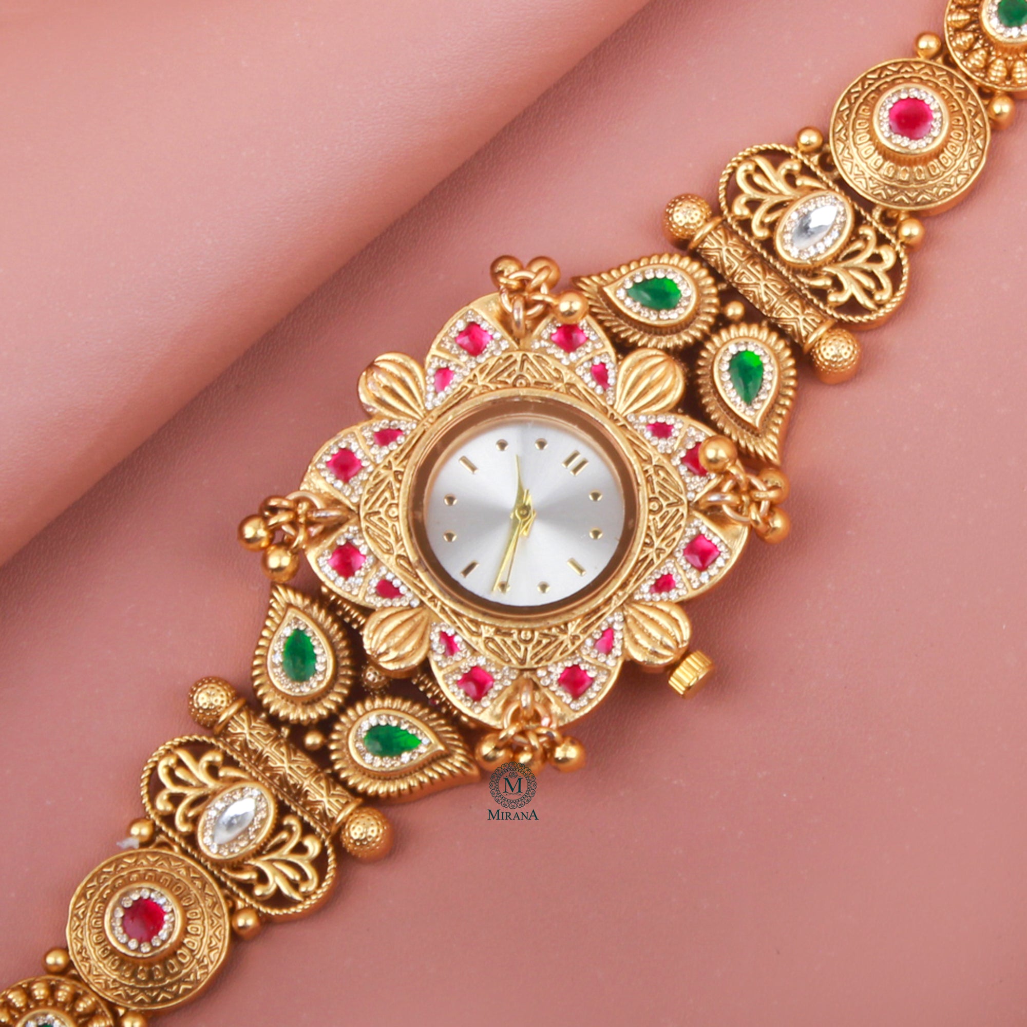 Maanvi Antique Designer Watch Bracelet