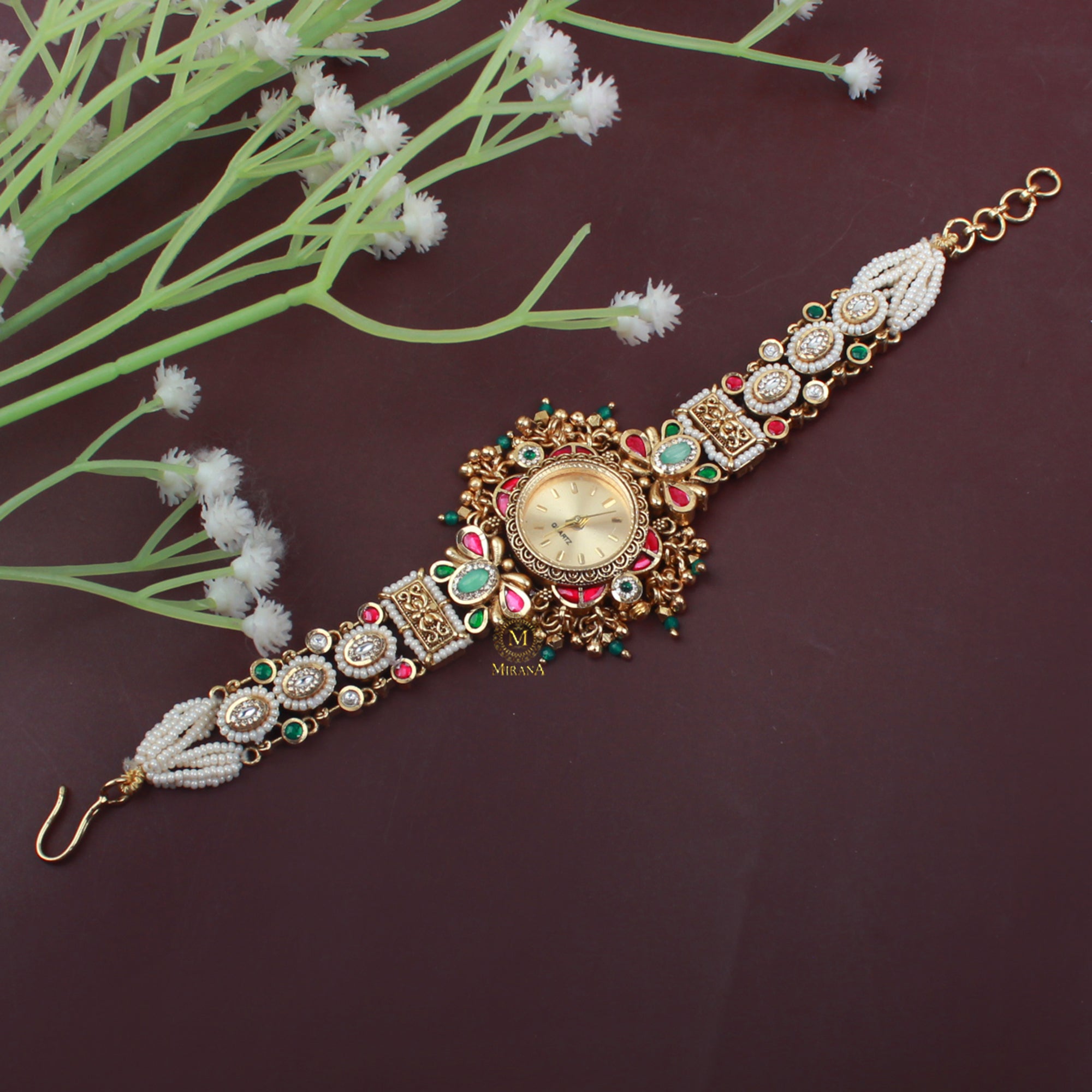 Dhara Antique Designer Watch Bracelet