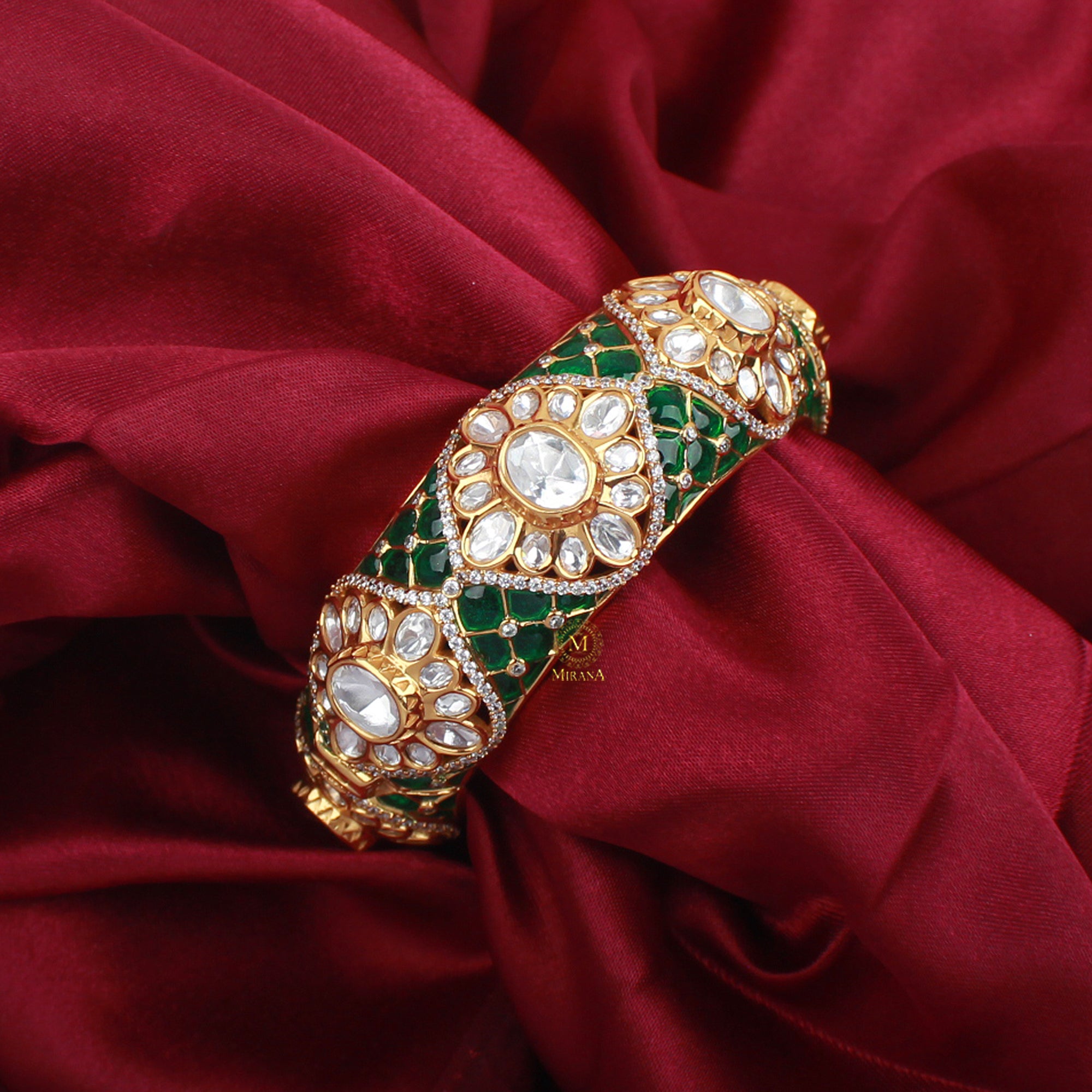 Parinika Polki Designer Bracelet