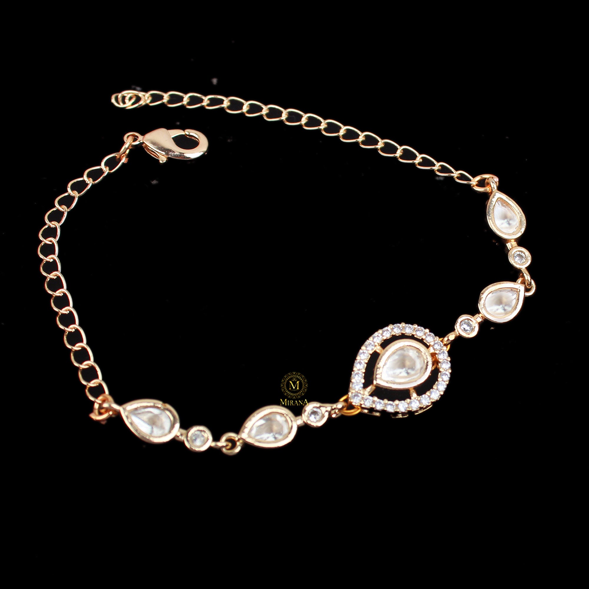 Avi Polki Rakhi Designer Bracelet