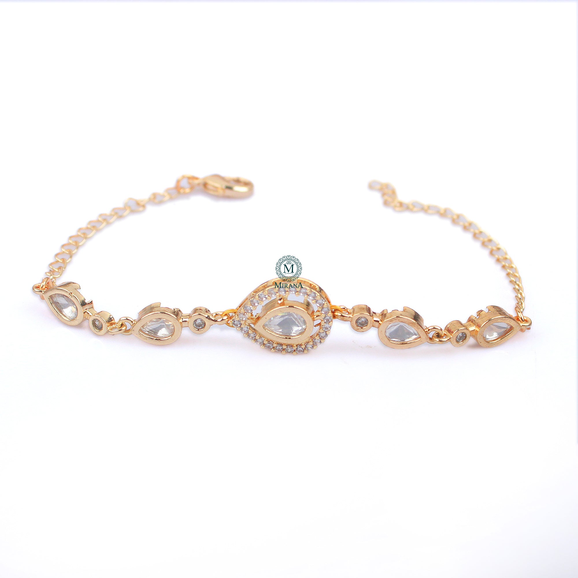 Avi Polki Rakhi Designer Bracelet