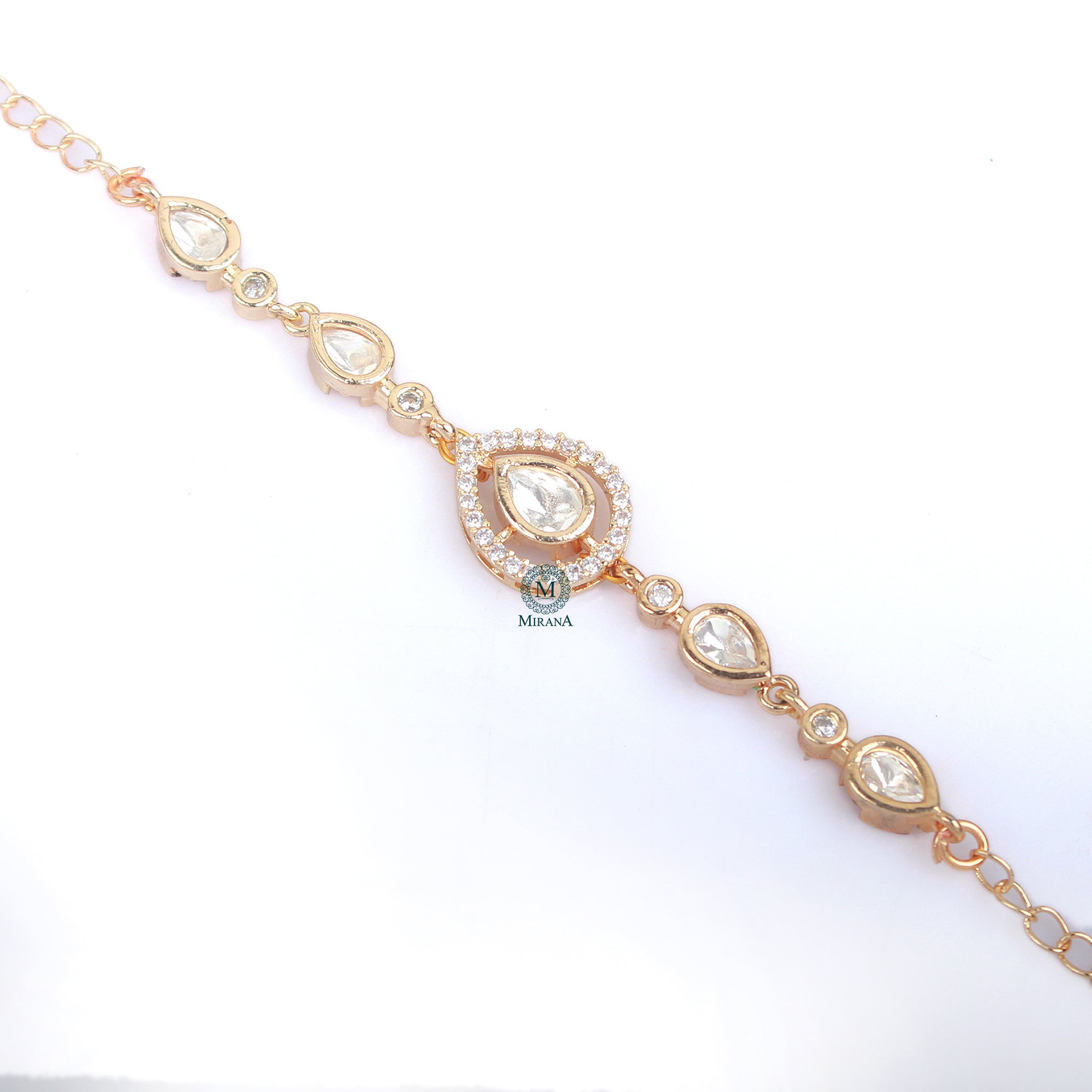 Avi Polki Rakhi Designer Bracelet