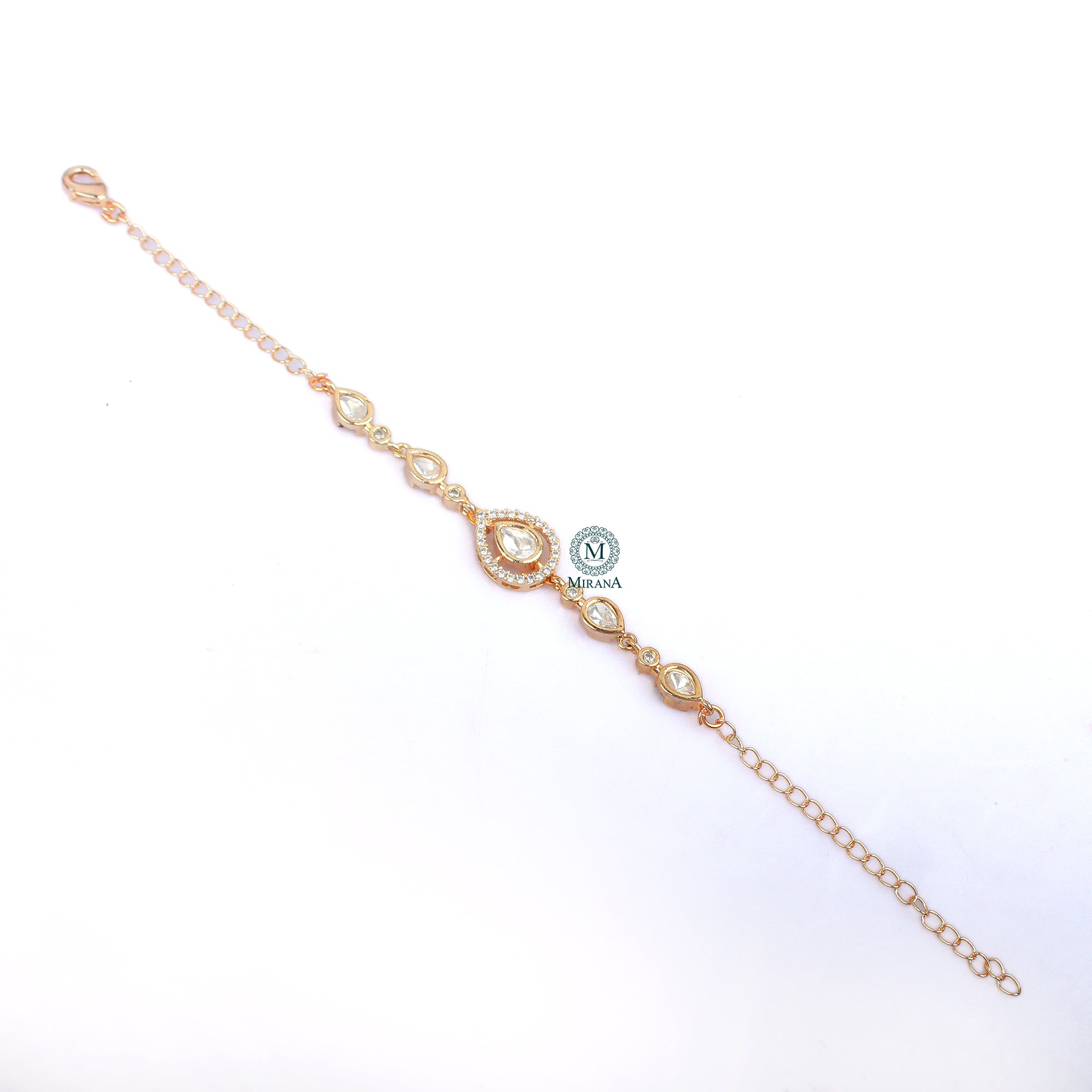 Avi Polki Rakhi Designer Bracelet