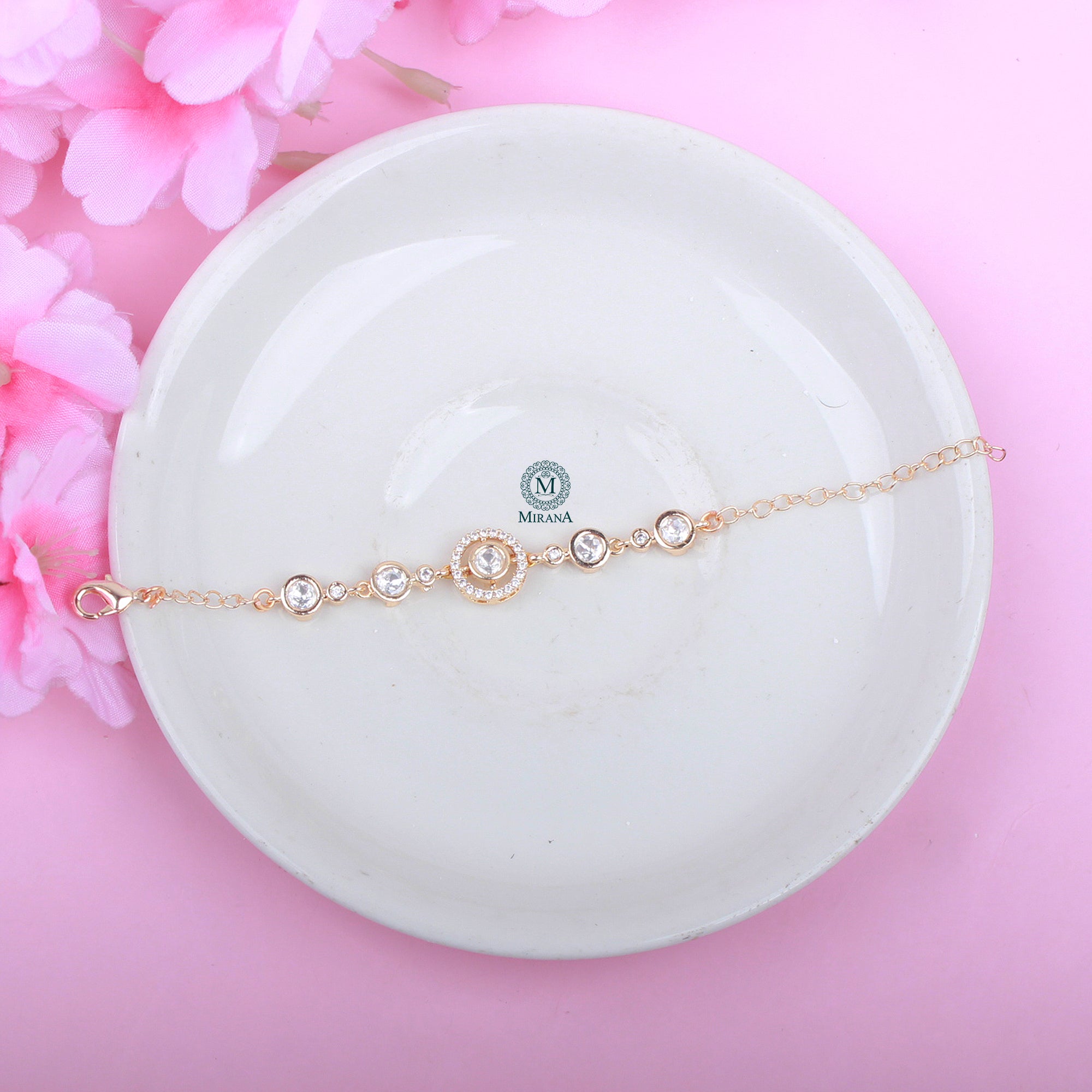 Adhik Polki Rakhi Designer Bracelet