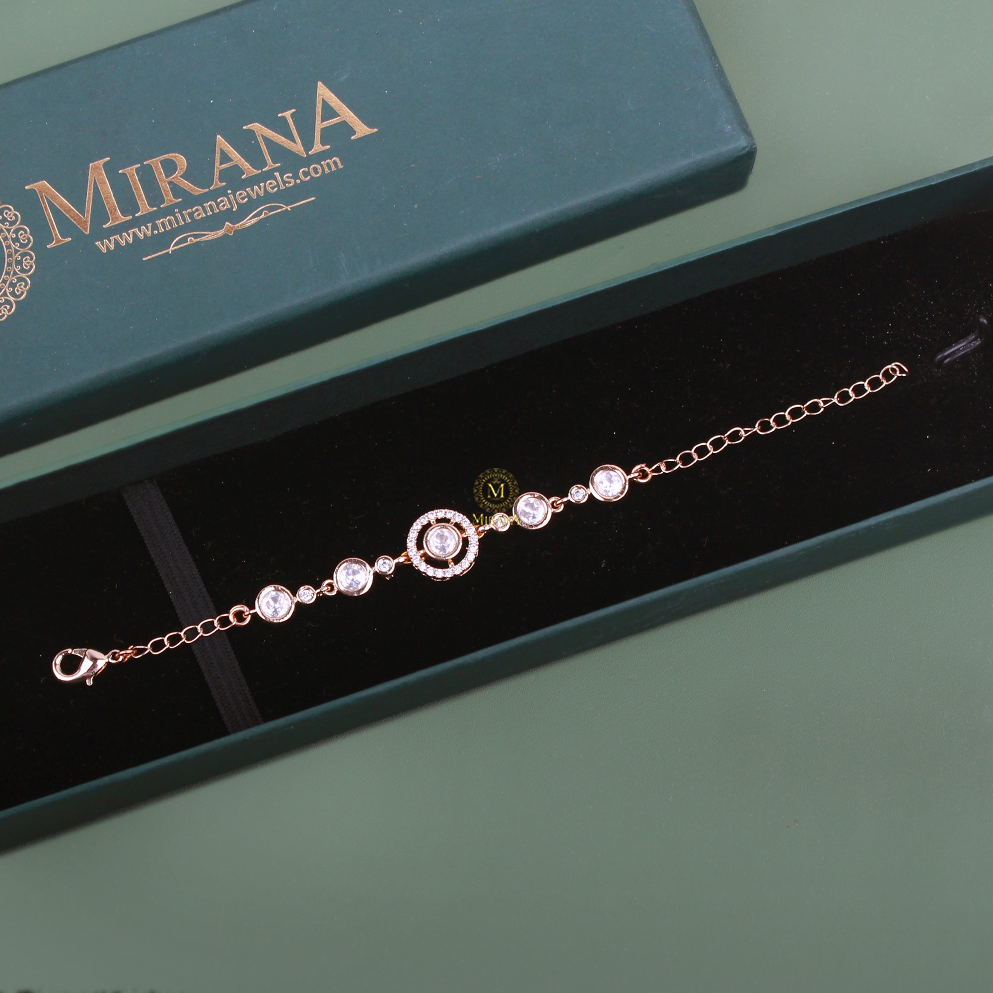 Adhik Polki Rakhi Designer Bracelet