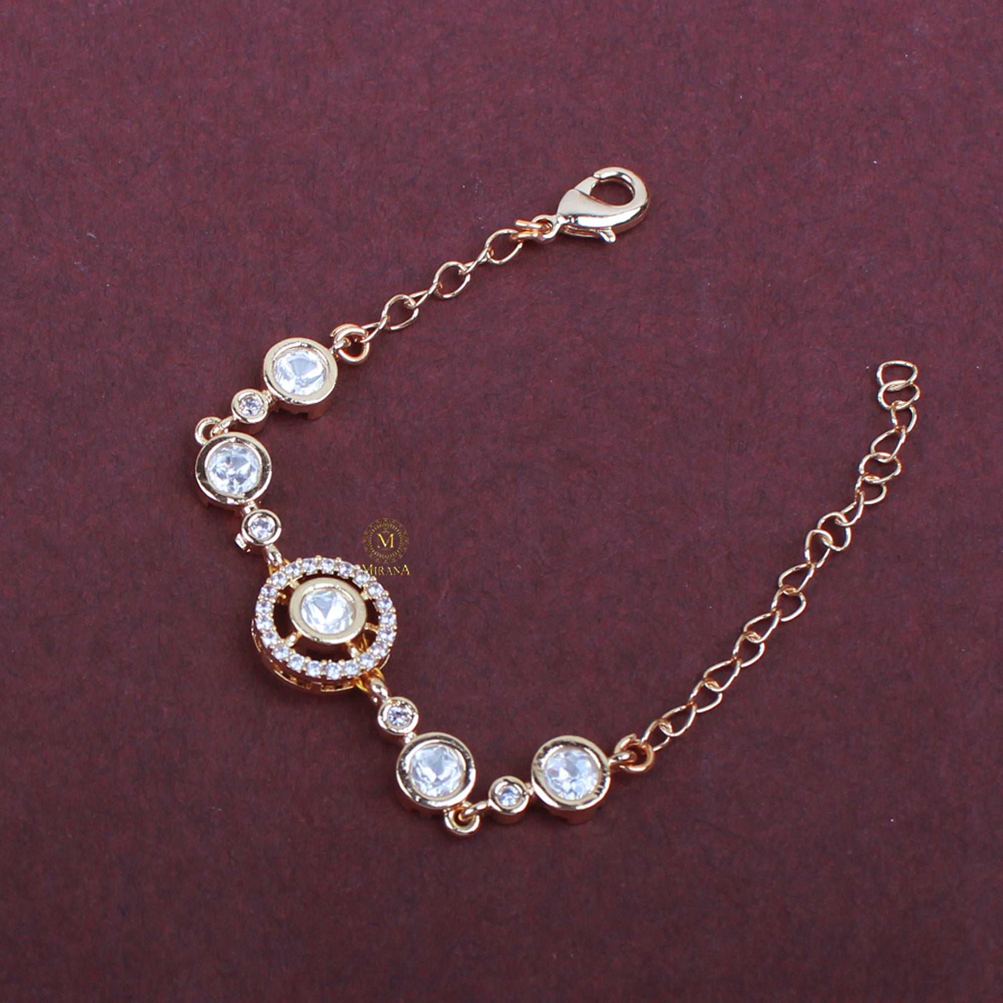 Adhik Polki Rakhi Designer Bracelet