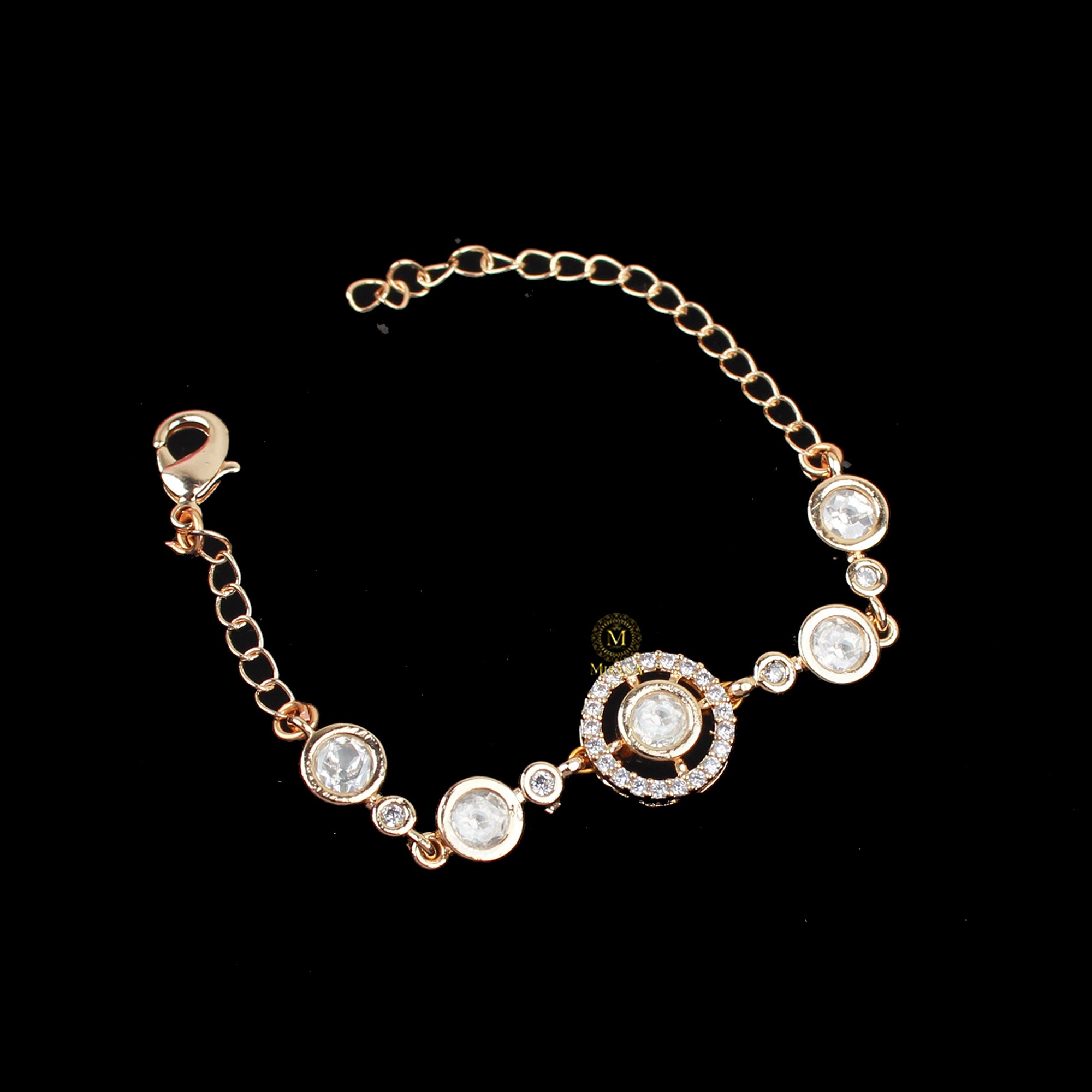 Adhik Polki Rakhi Designer Bracelet