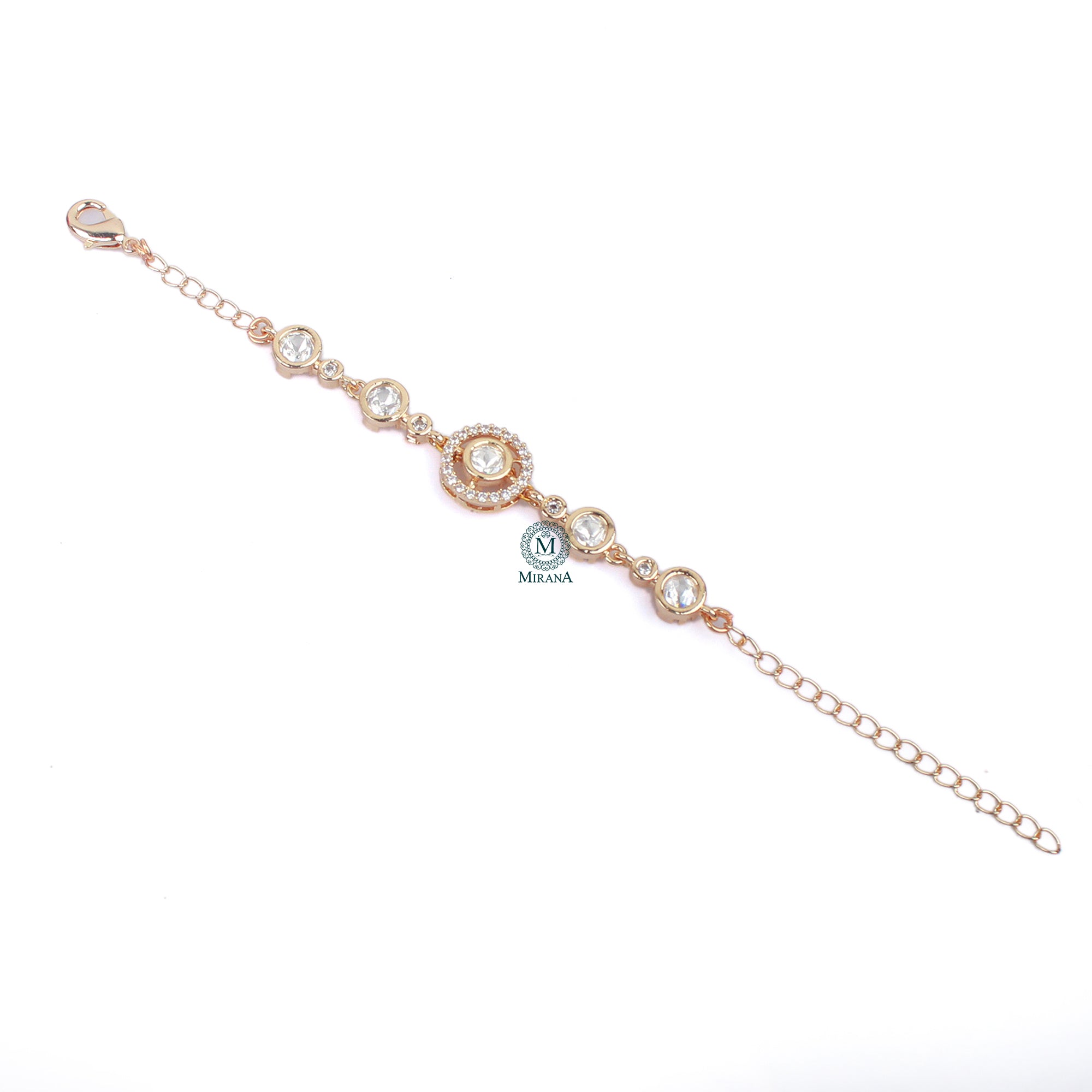 Adhik Polki Rakhi Designer Bracelet