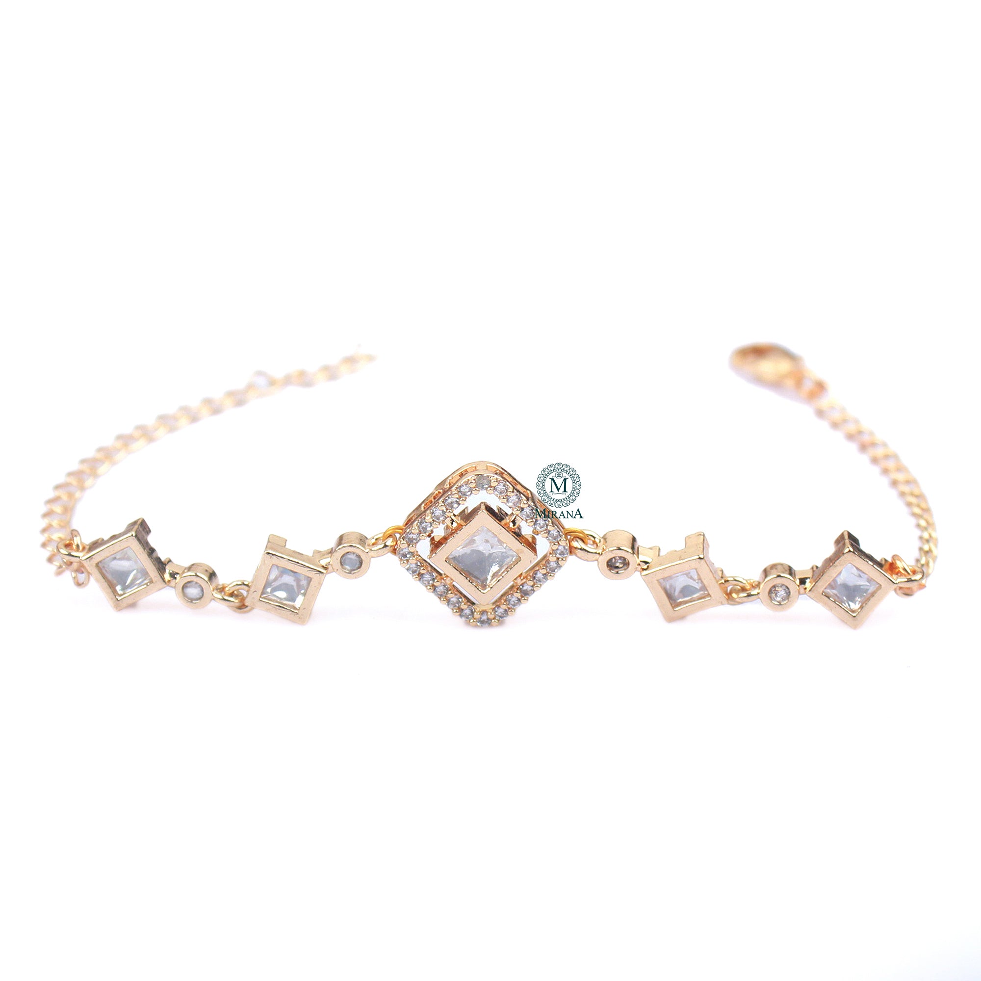 Parth Polki Rakhi Designer Bracelet