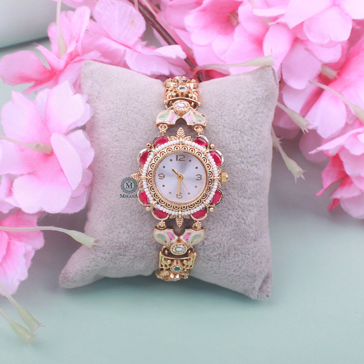 Yuvika Antique Designer Watch Bracelet