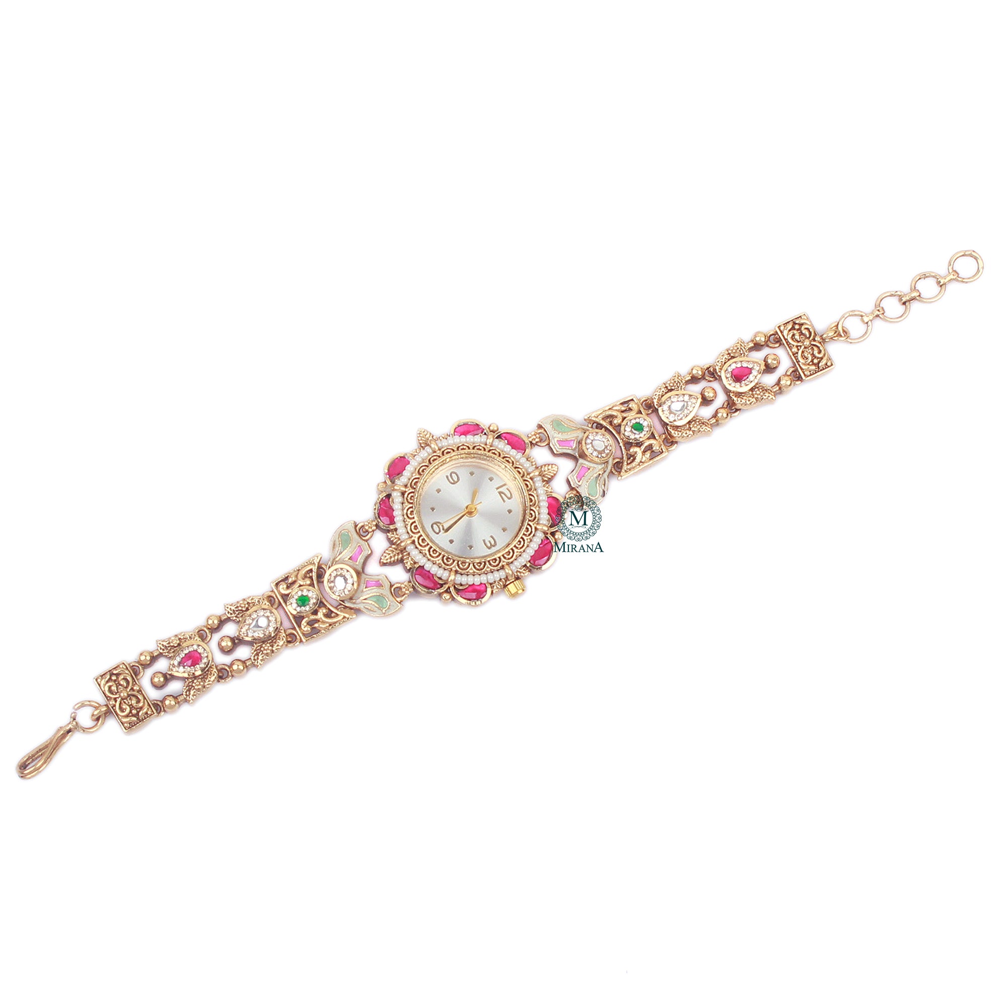 Yuvika Antique Designer Watch Bracelet