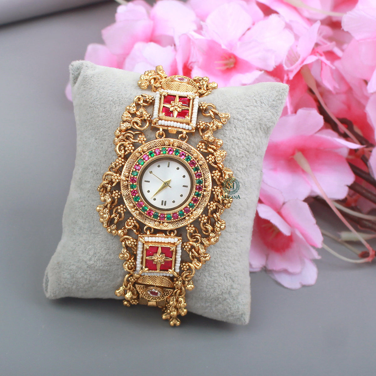 Ishika Antique Designer Watch Bracelet