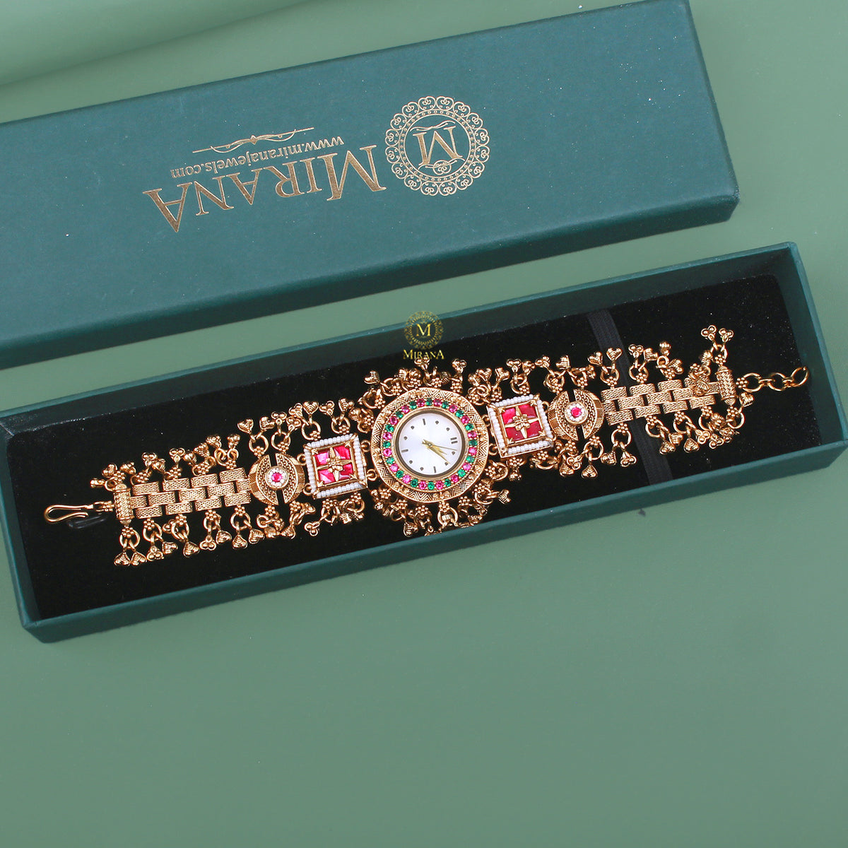 Ishika Antique Designer Watch Bracelet