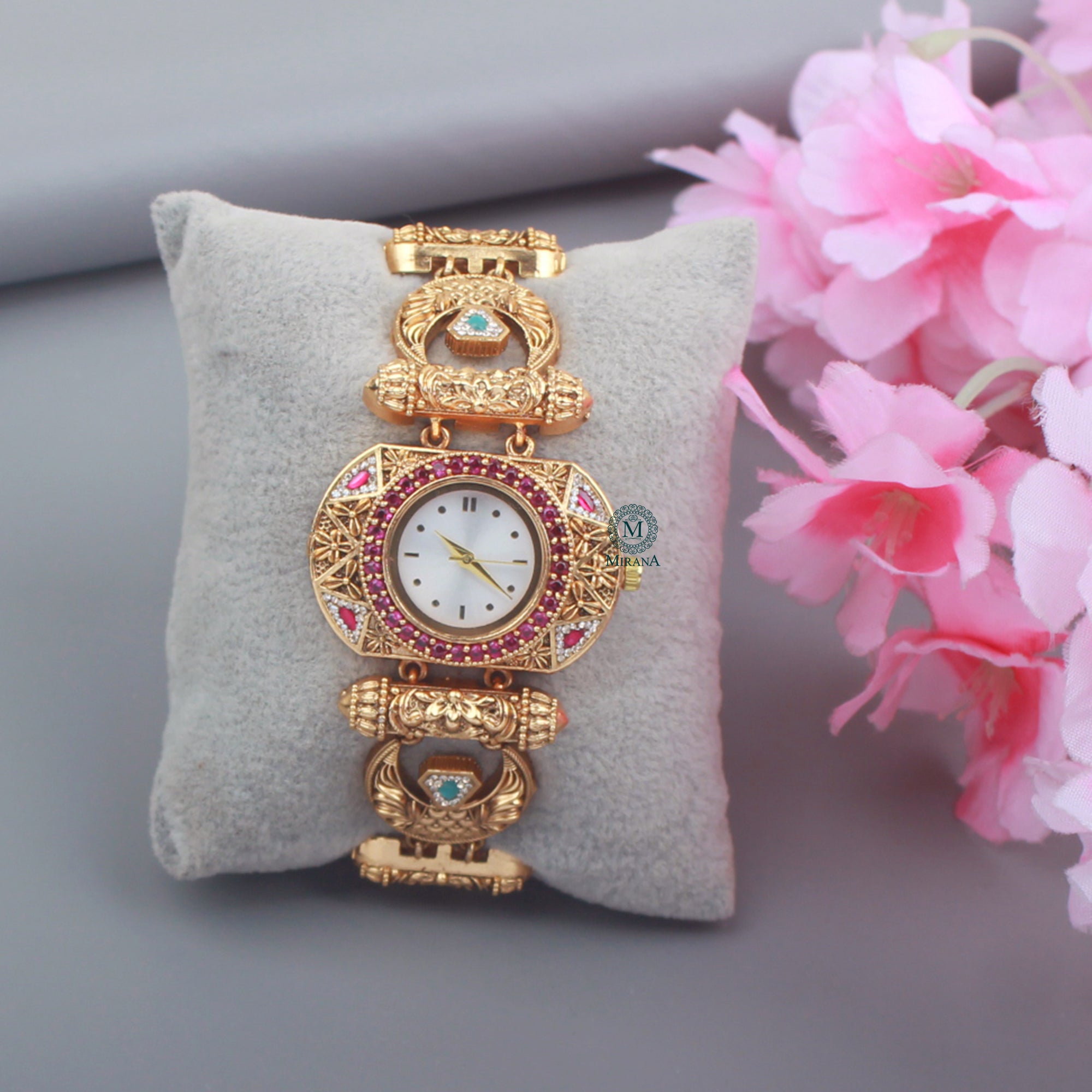 Nandika Antique Designer Watch Bracelet