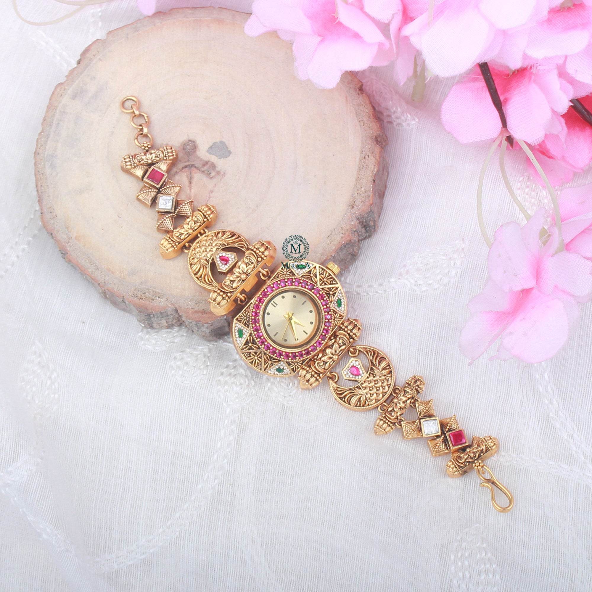 Nandika Antique Designer Watch Bracelet