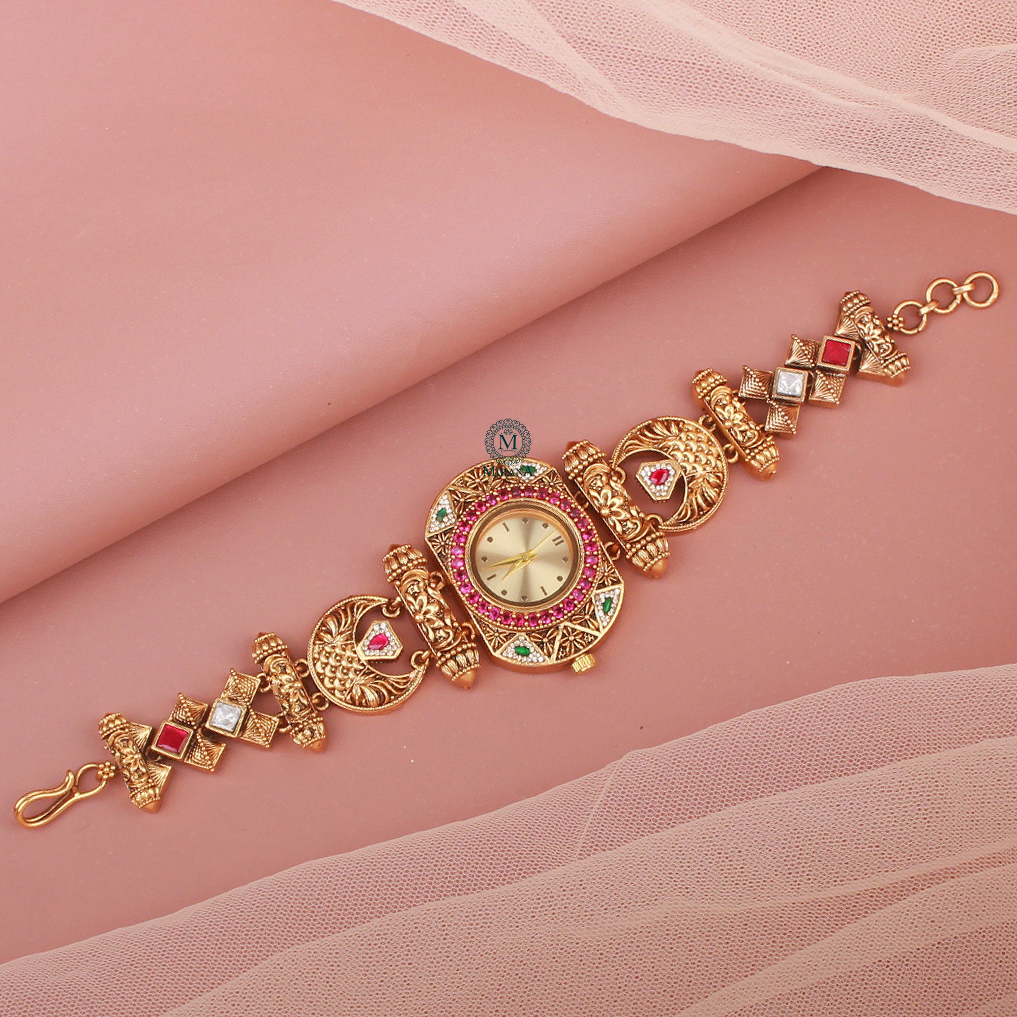 Nandika Antique Designer Watch Bracelet