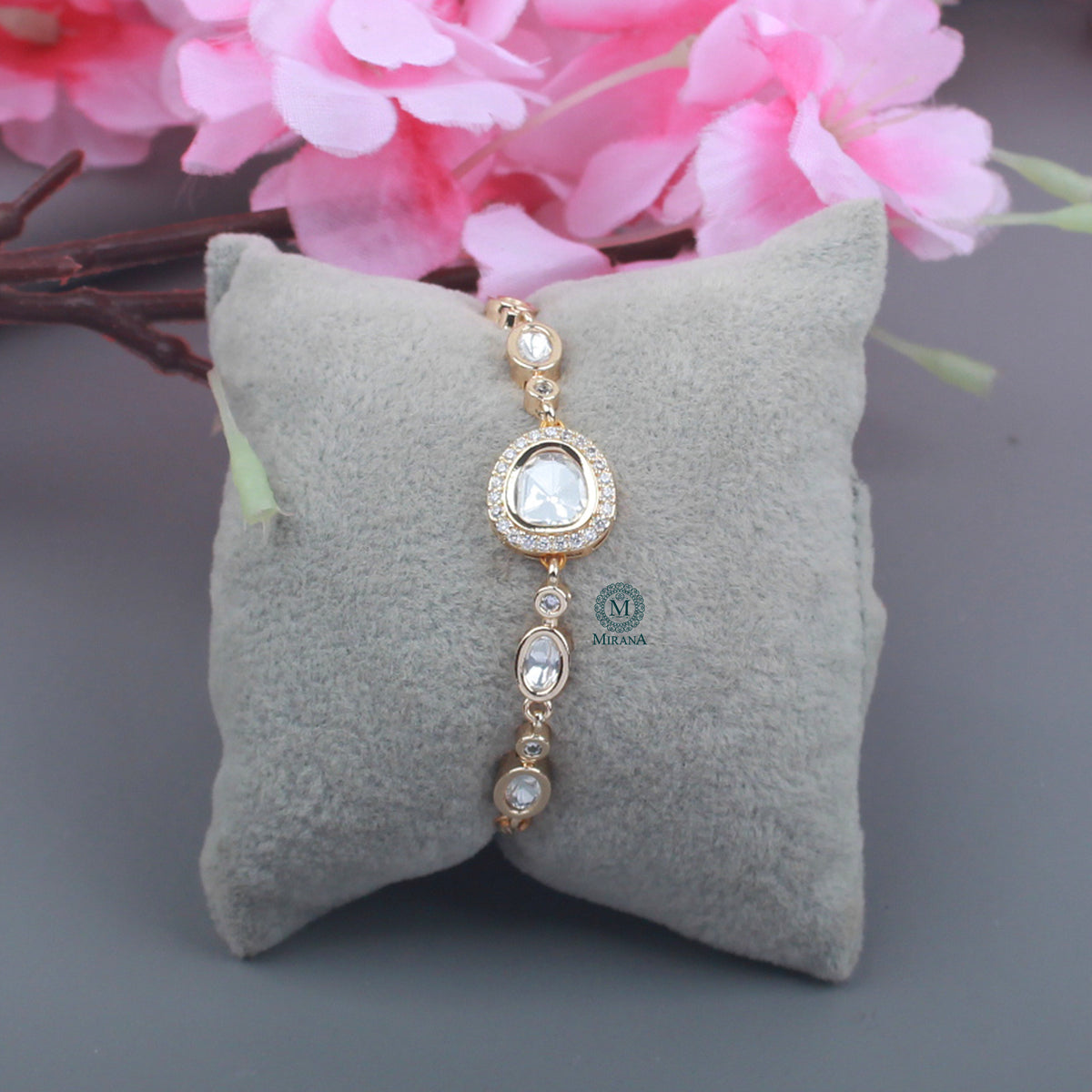 Shivaay Polki Rakhi Designer Bracelet