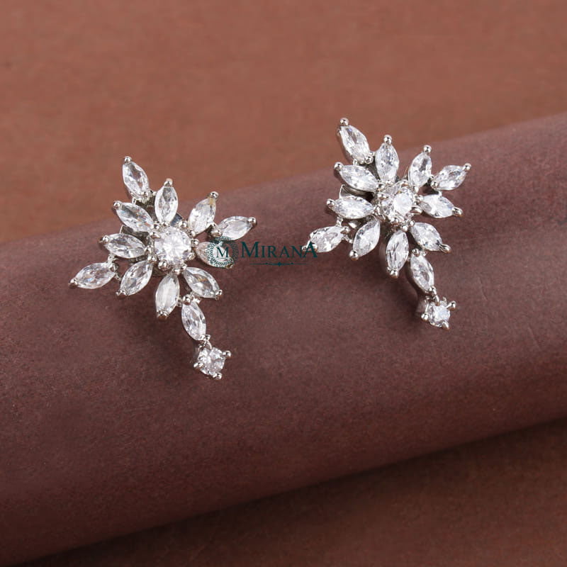 CZ Mini Crown Choker Set