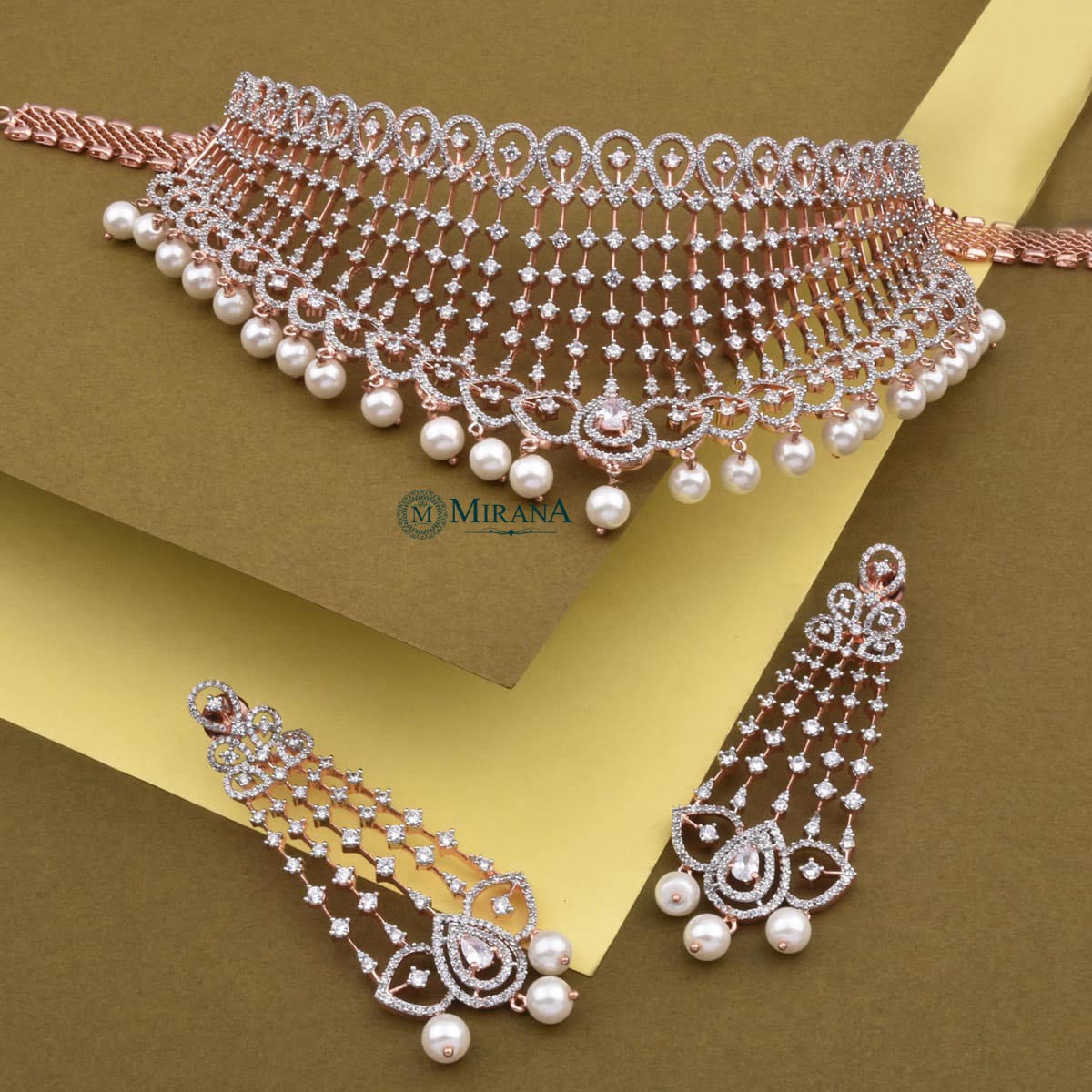 MJCK21C003-1-CZ-Falling-Pattern-With-Pearl-Drop-Choker-Set-Rose-Gold-Look-5.jpg