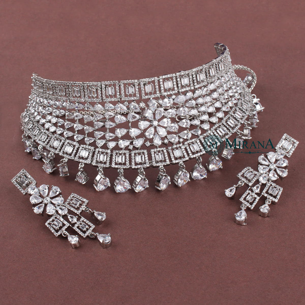 MJCK21C006-2-CZ-Broad-Bridal-Choker-With-Light-Earring-Silver-Look-4.jpg