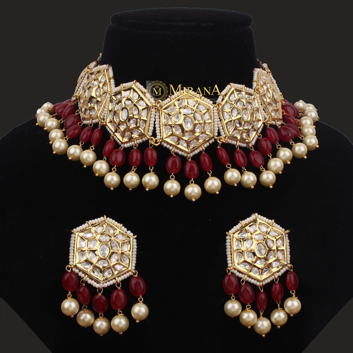 Madhura Polki Choker Set