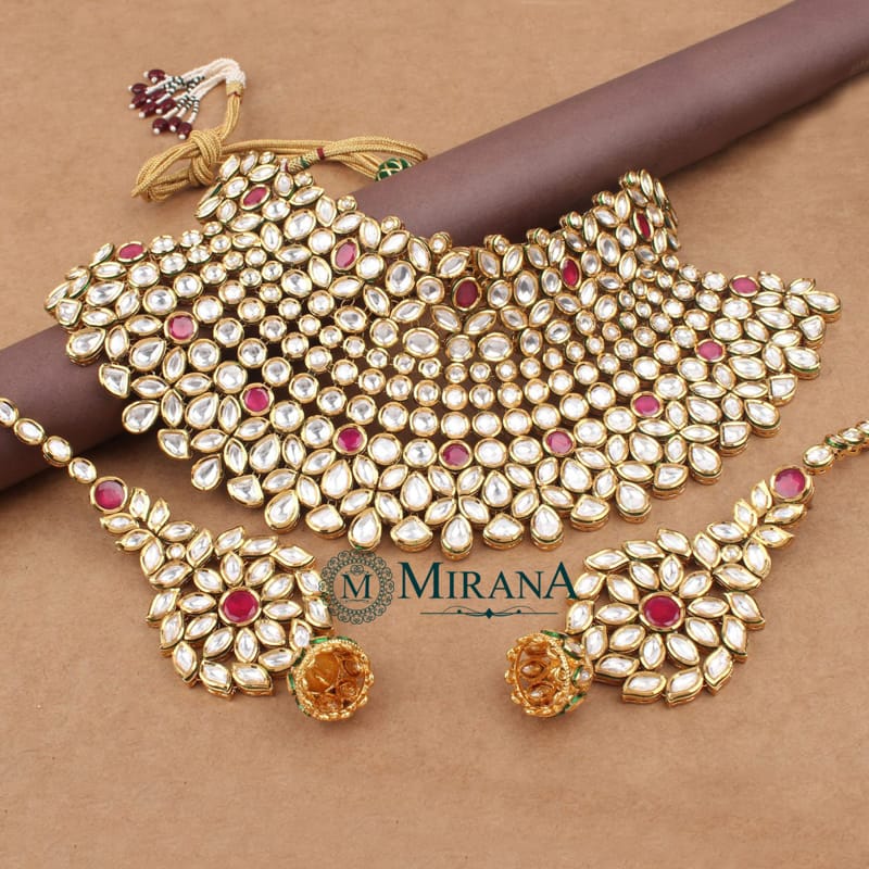 Advika Kundan Bridal Designer Choker Set