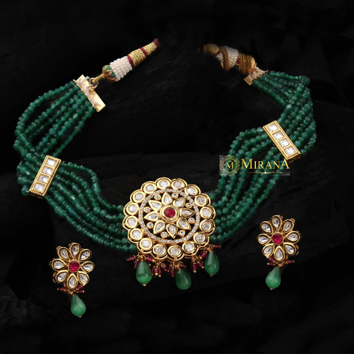 Yutika Polki Kundan Choker Set