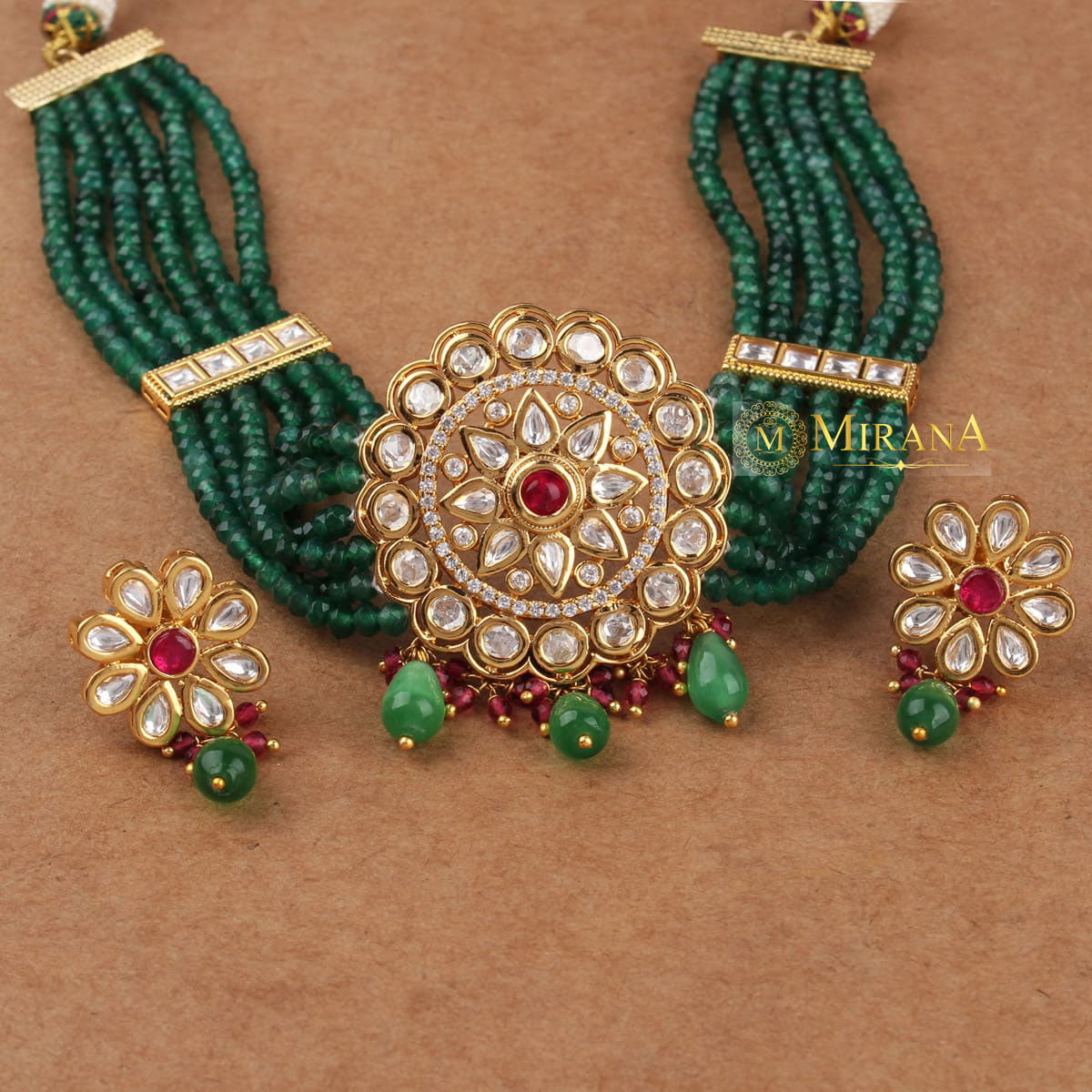 Yutika Polki Kundan Choker Set