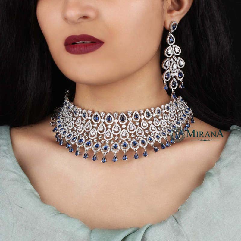 MJCK21C154-1-Nitara-Blue-Colored-Choker-Set-Silver-Look-9.jpg