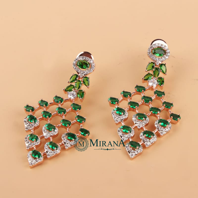 Taapsee Green Colored Designer Choker Set